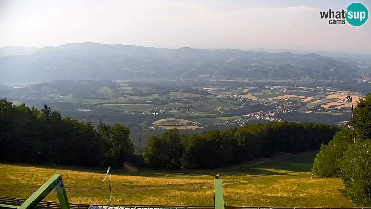 Pohorje spletna kamera | Spodnja postaja Sleme