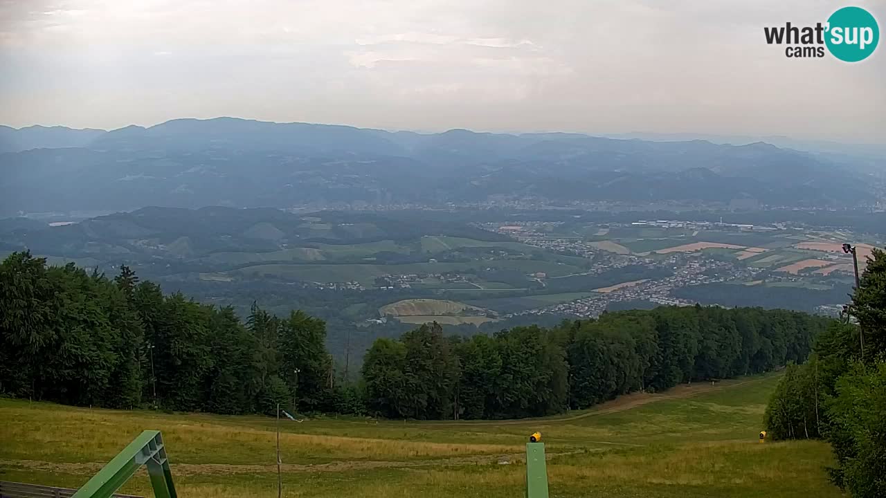 Pohorje spletna kamera | Spodnja postaja Sleme