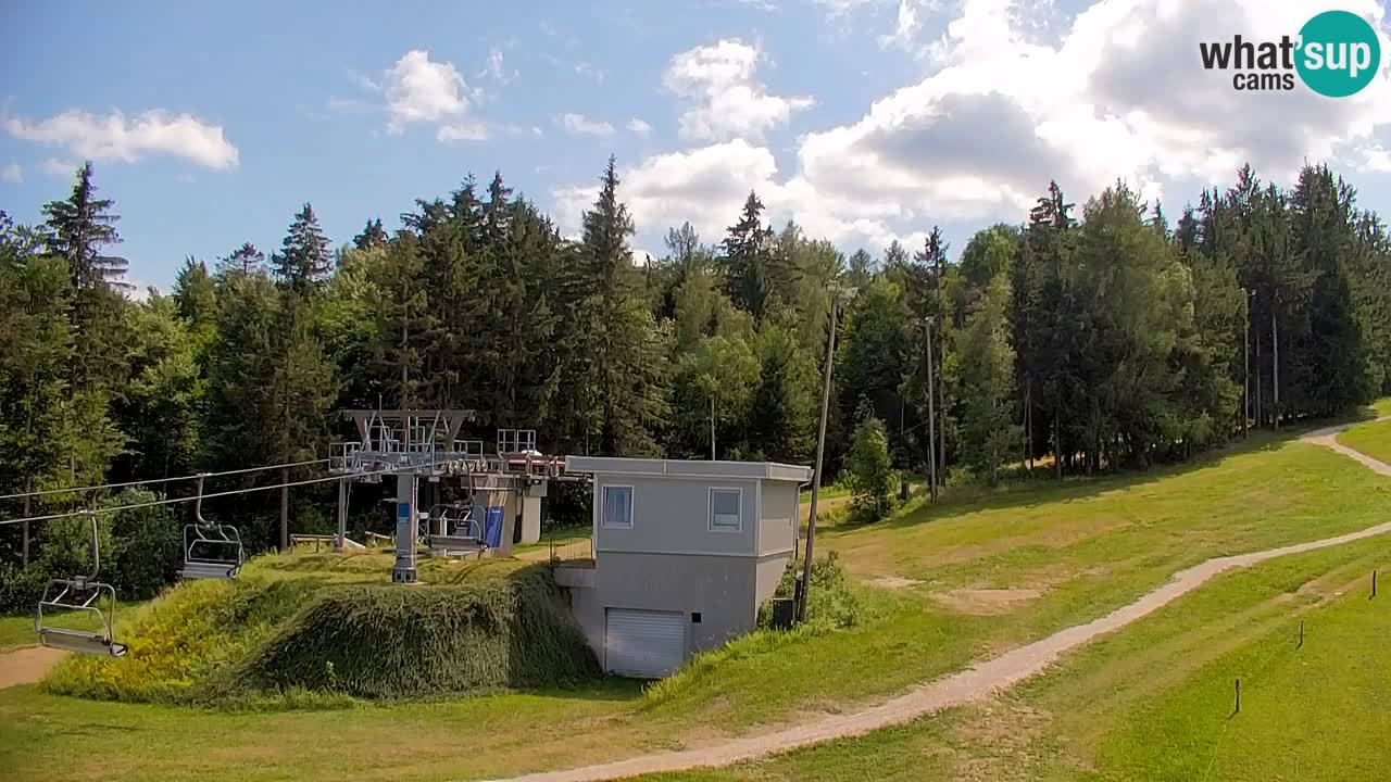 Pohorje spletna kamera | Spodnja postaja Sleme