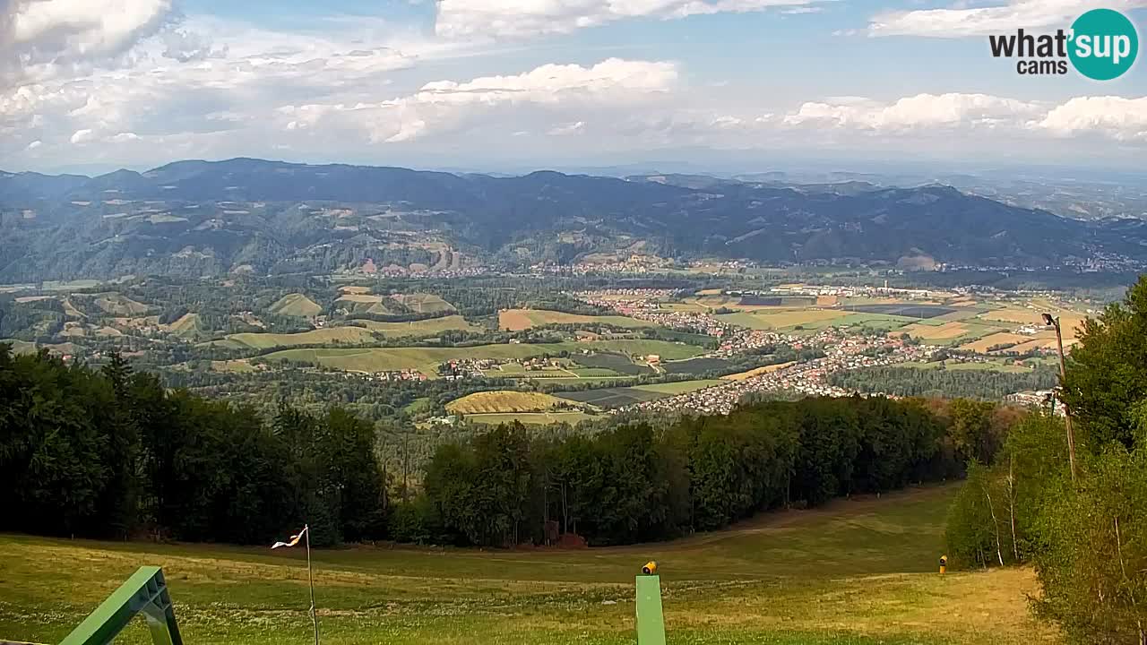 Pohorje spletna kamera | Spodnja postaja Sleme