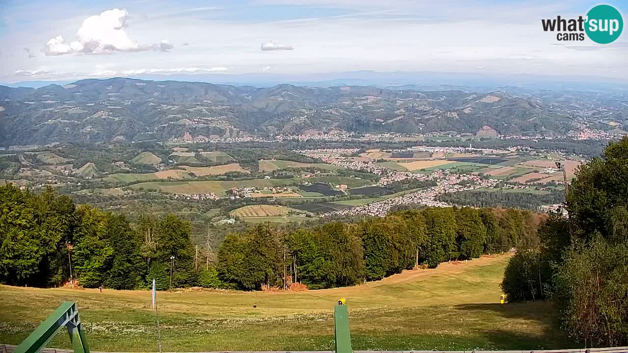Pohorje spletna kamera | Spodnja postaja Sleme