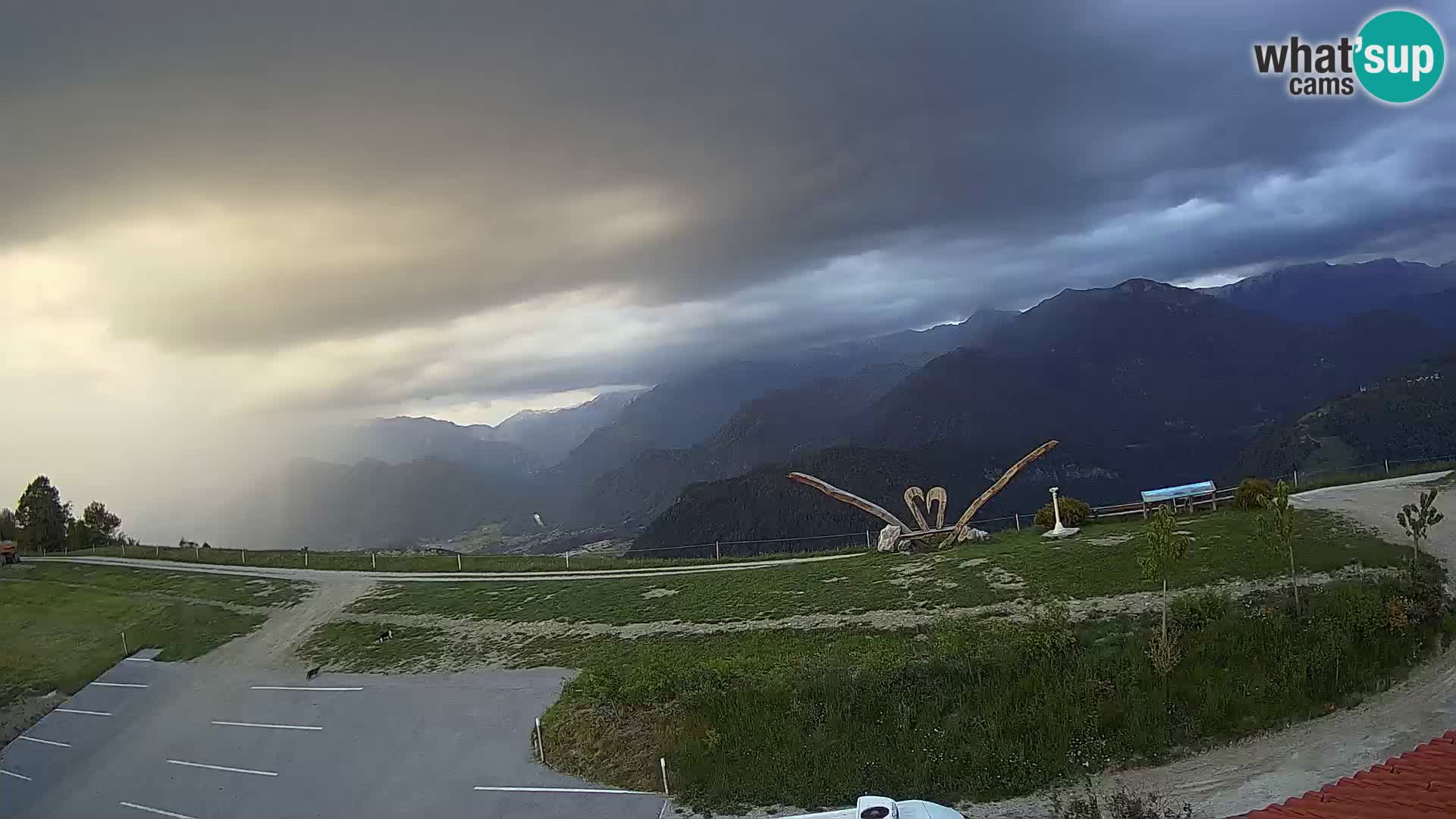 Tourist farm Široko webcam Most na Soči