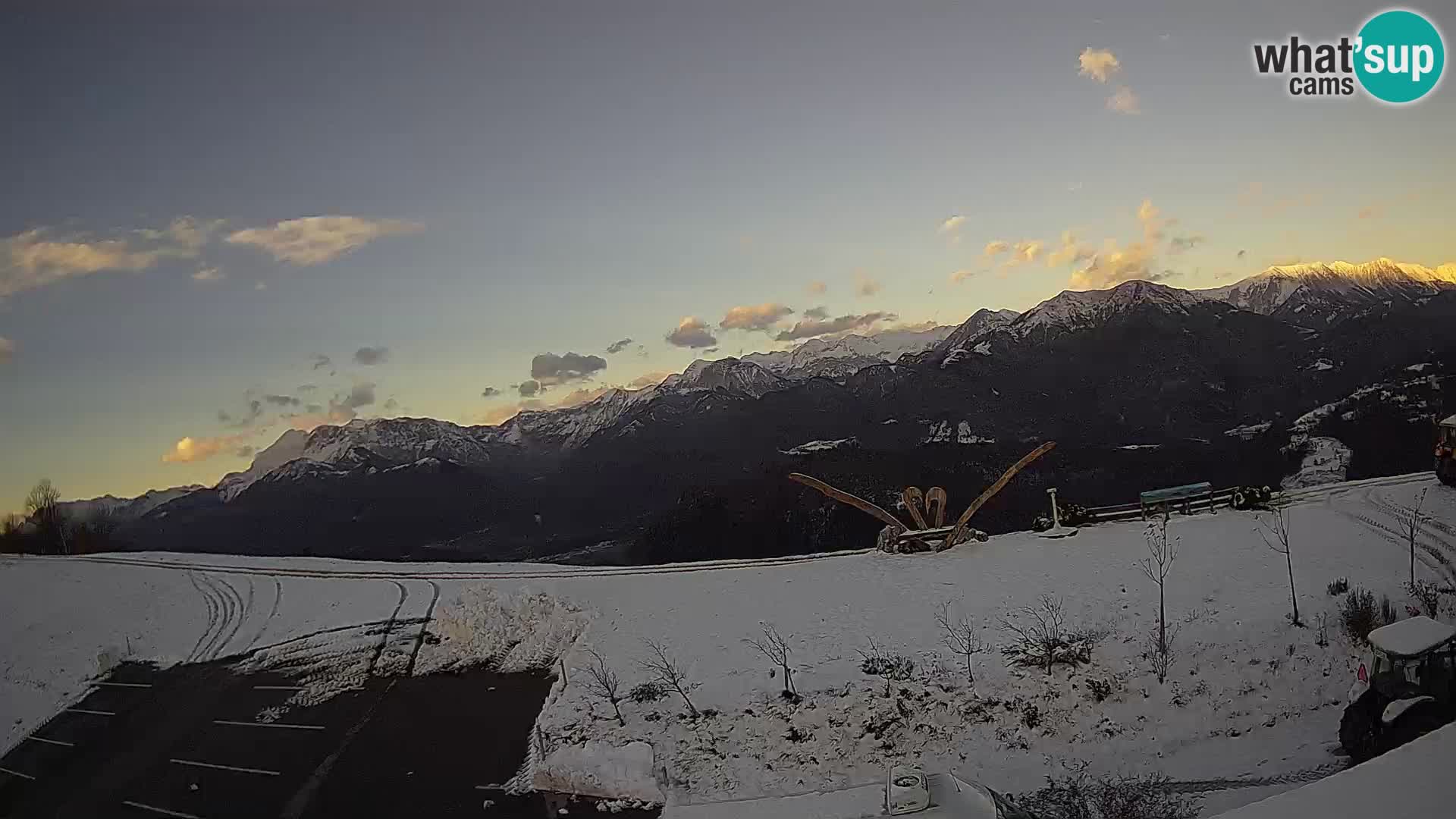 Fattoria agrituristica Široko webcam Most na Soči