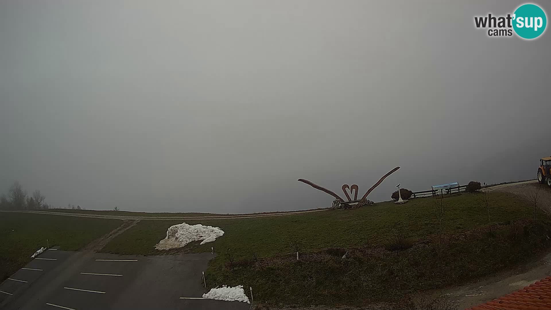 Granja turística Široko camera en vivo Most na Soči