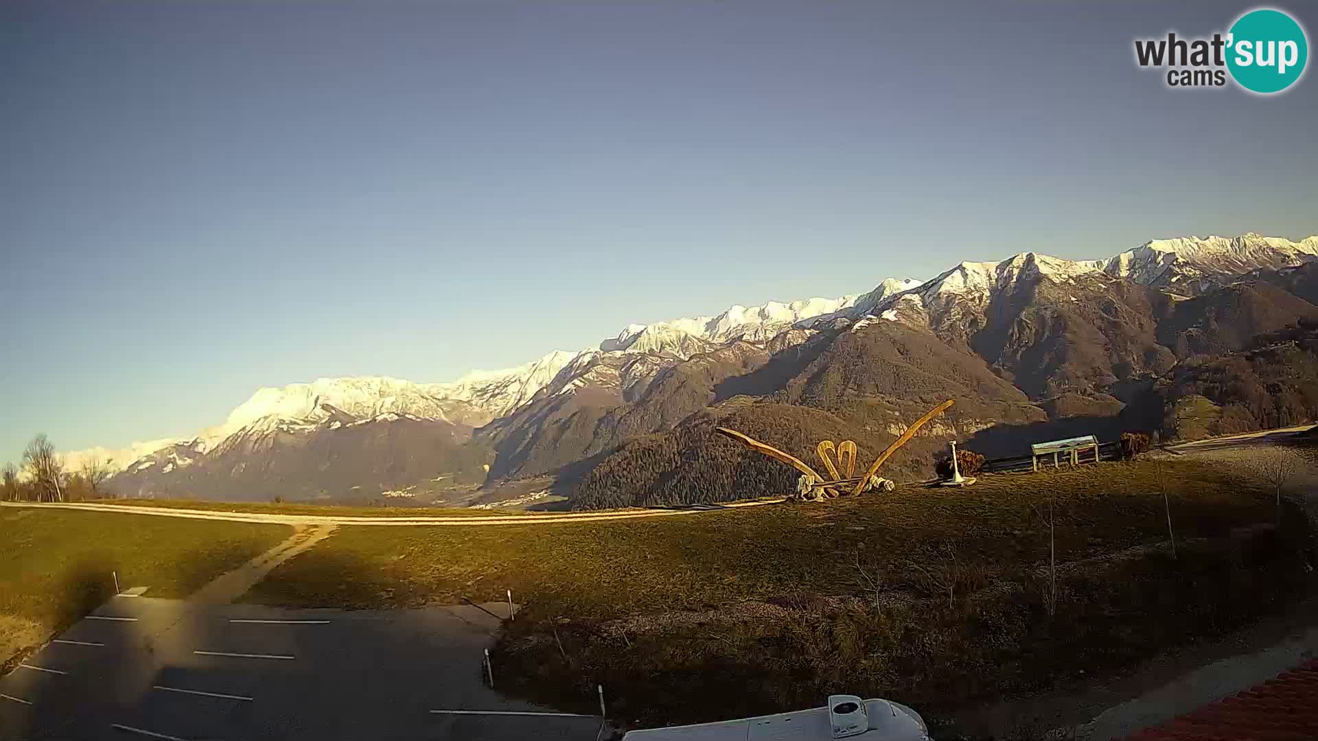 Ferme touristique Široko Livecam Most na Soči