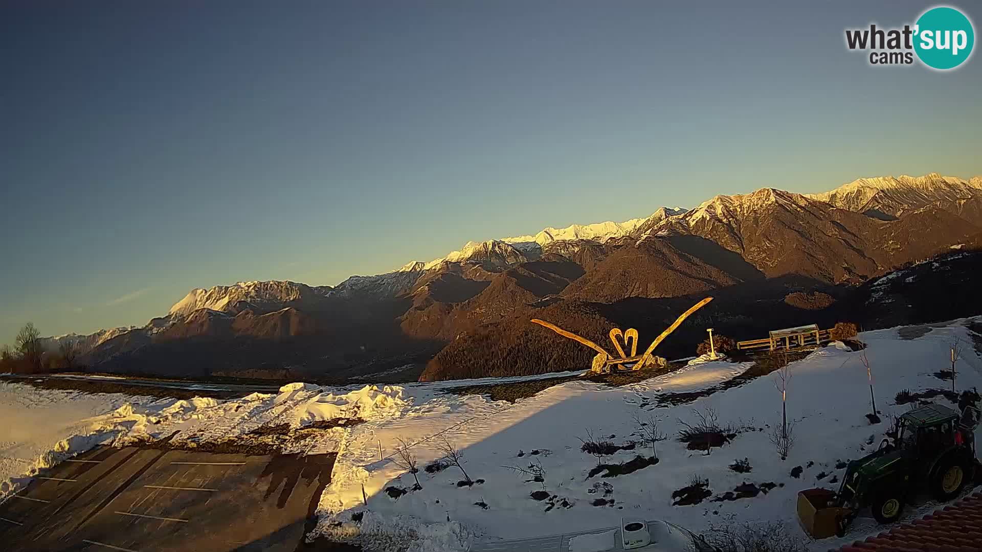 Ferme touristique Široko Livecam Most na Soči