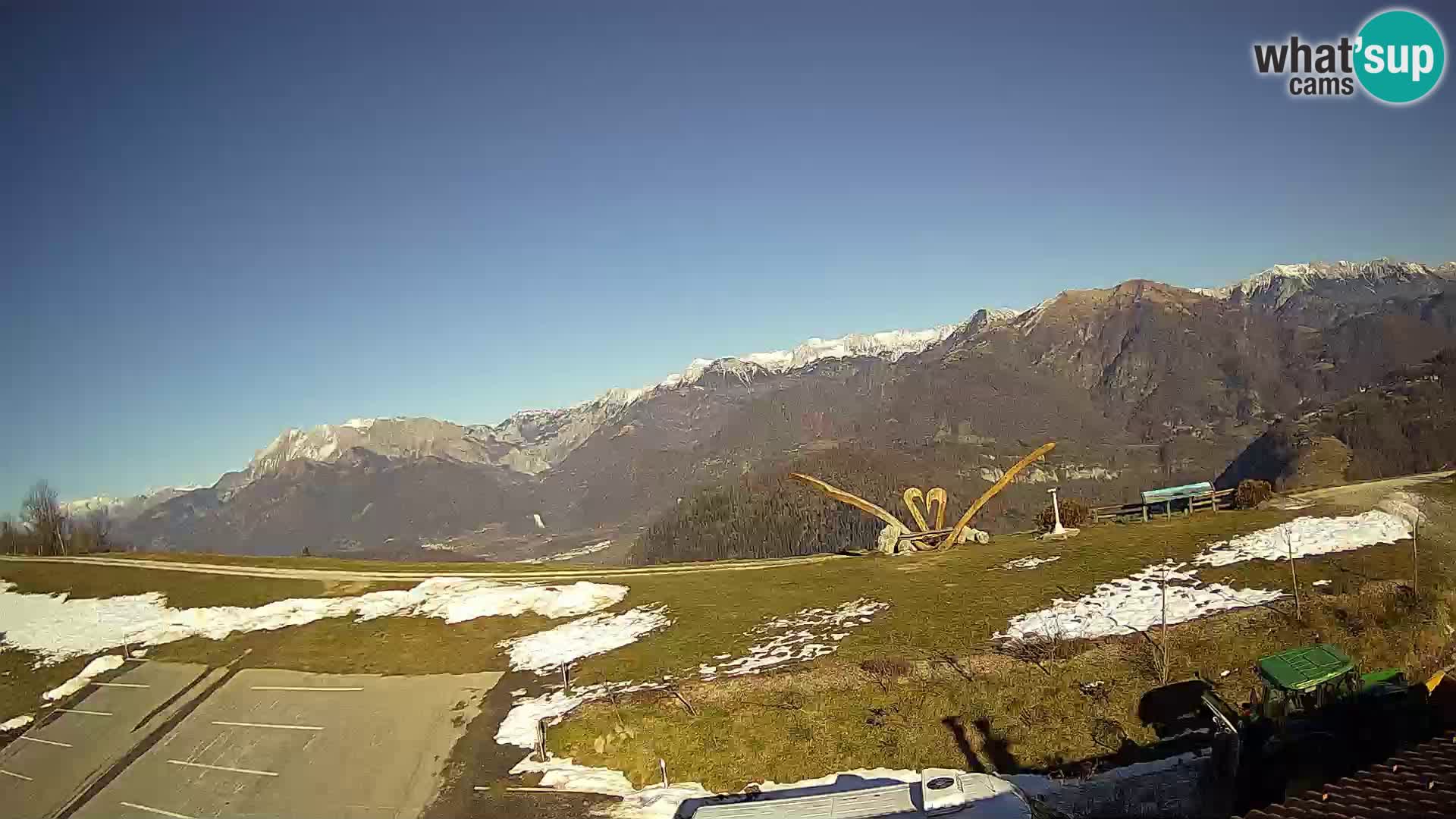 Fattoria agrituristica Široko webcam Most na Soči