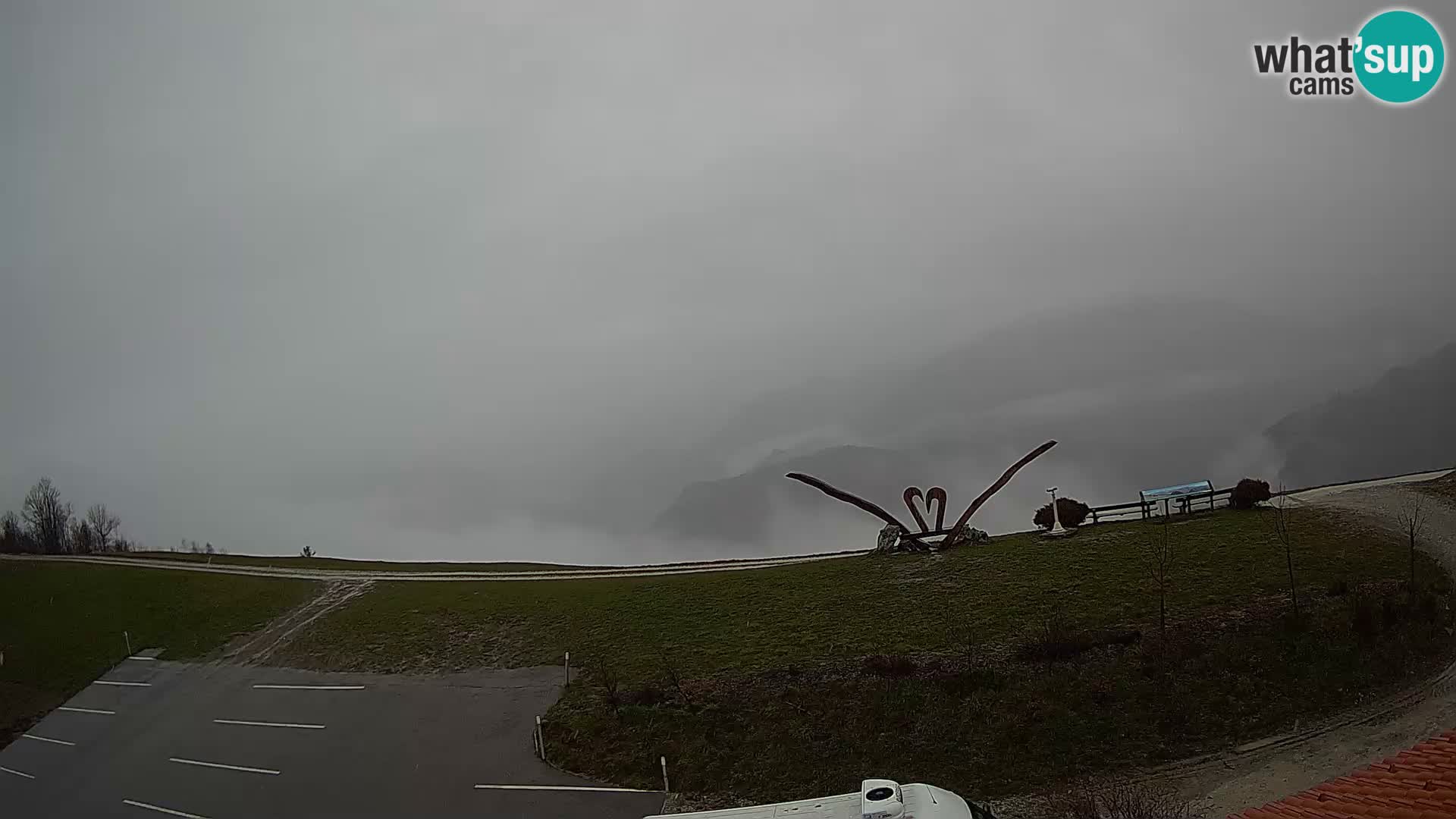 Turistična kmetija Široko spletna kamera Most na Soči