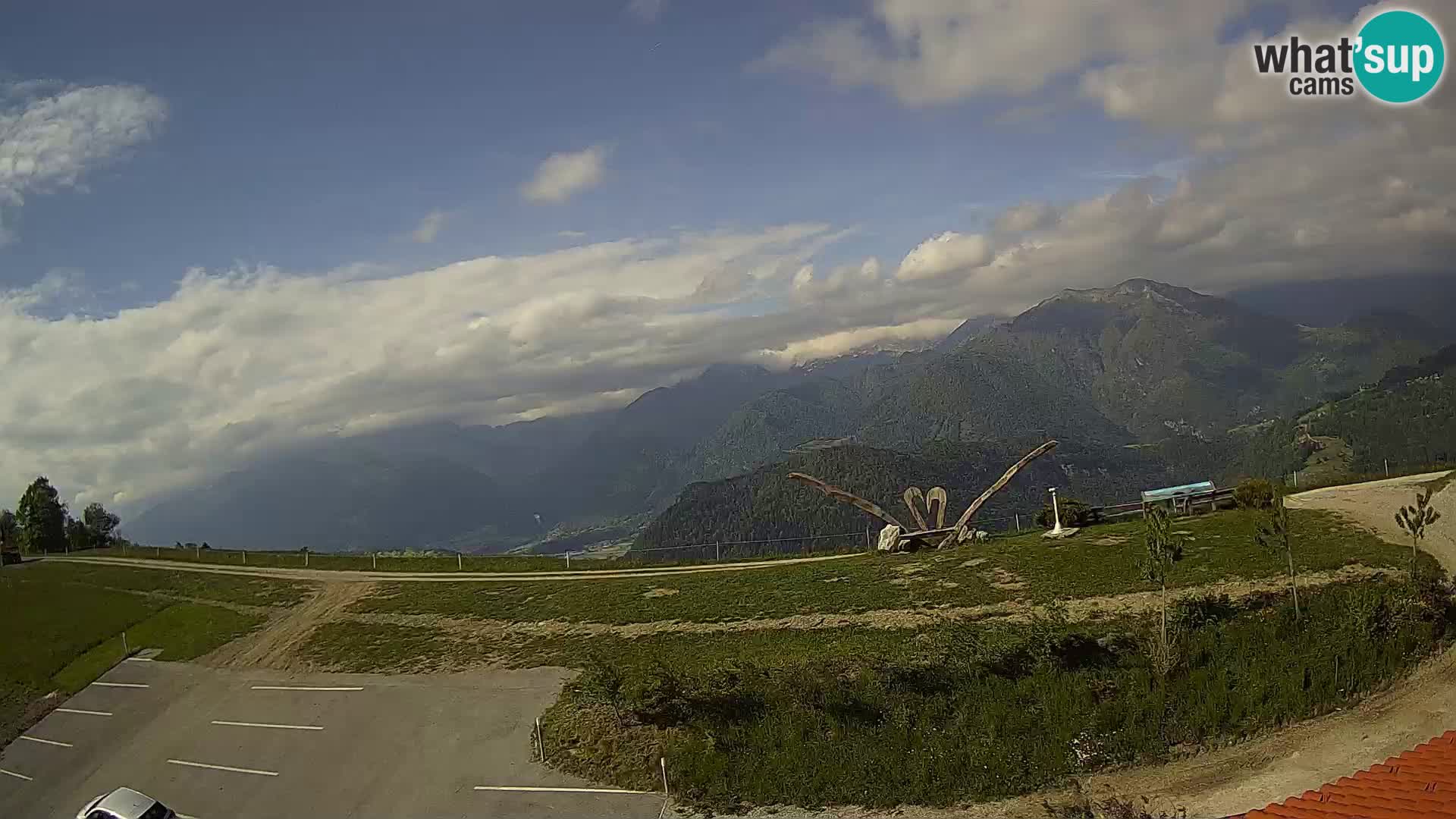 Fattoria agrituristica Široko webcam Most na Soči