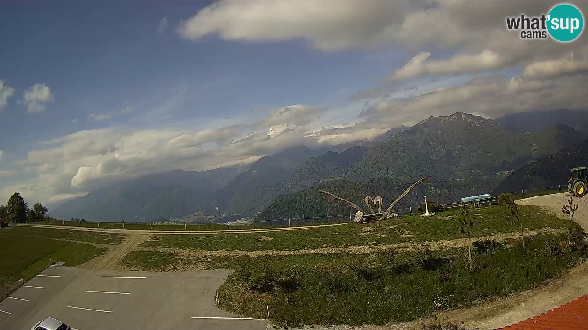 Tourist farm Široko webcam Most na Soči