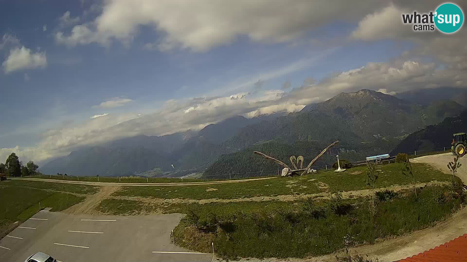 Touristenfarm Široko webcam Most na Soči