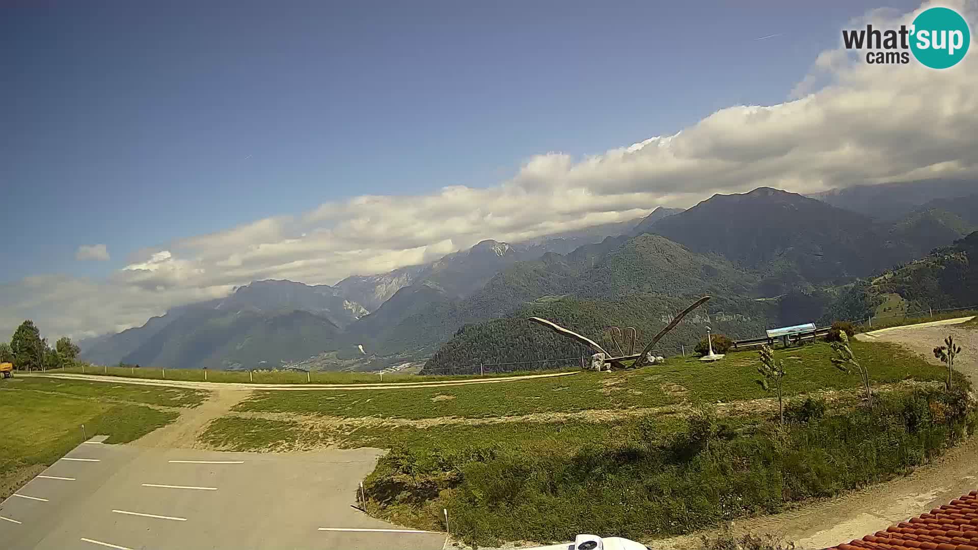 Fattoria agrituristica Široko webcam Most na Soči