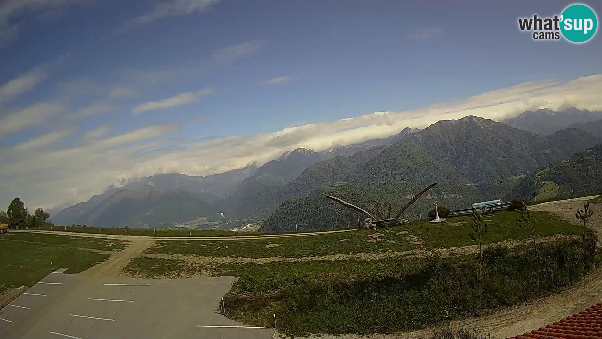 Fattoria agrituristica Široko webcam Most na Soči
