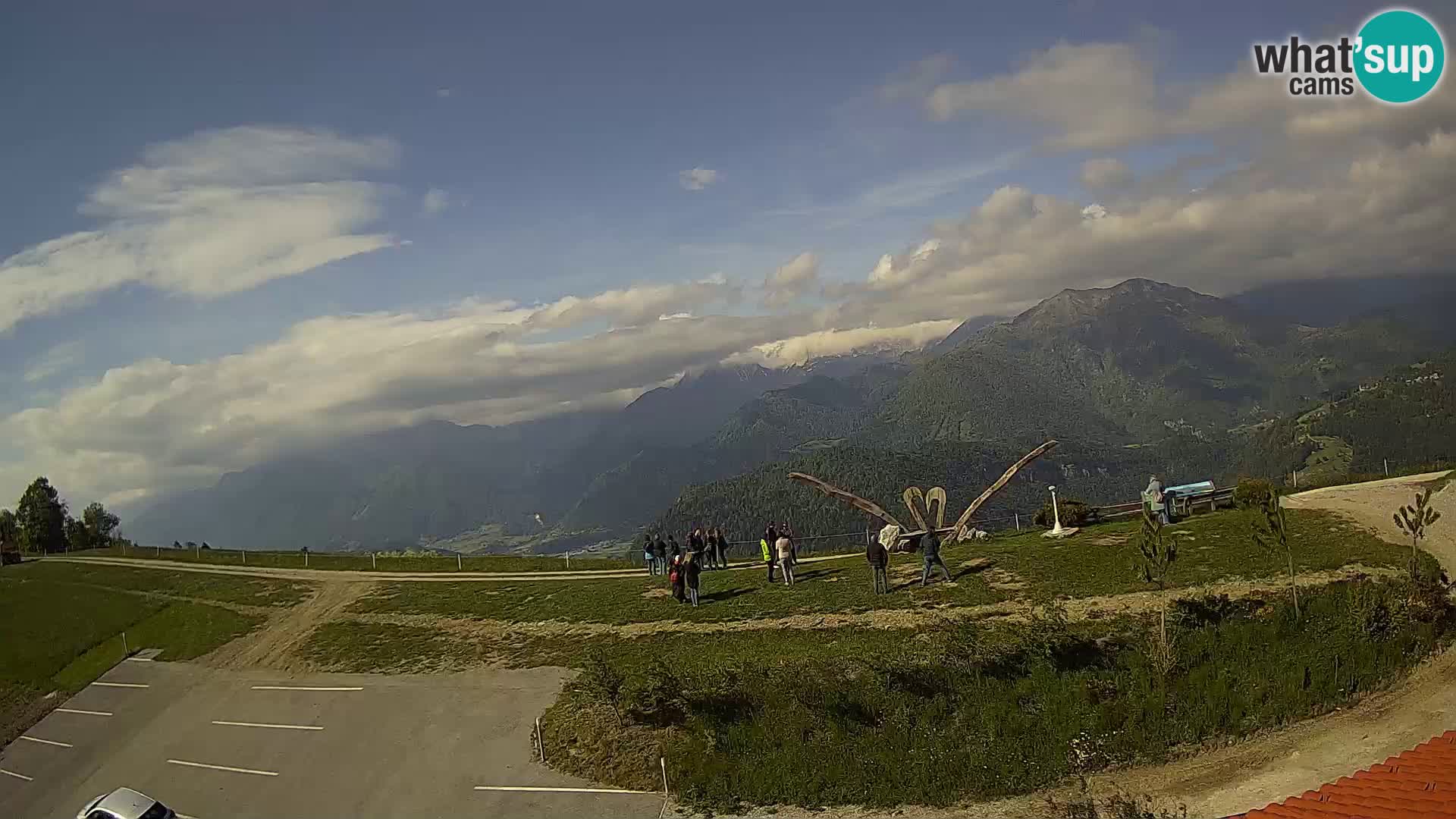 Tourist farm Široko webcam Most na Soči