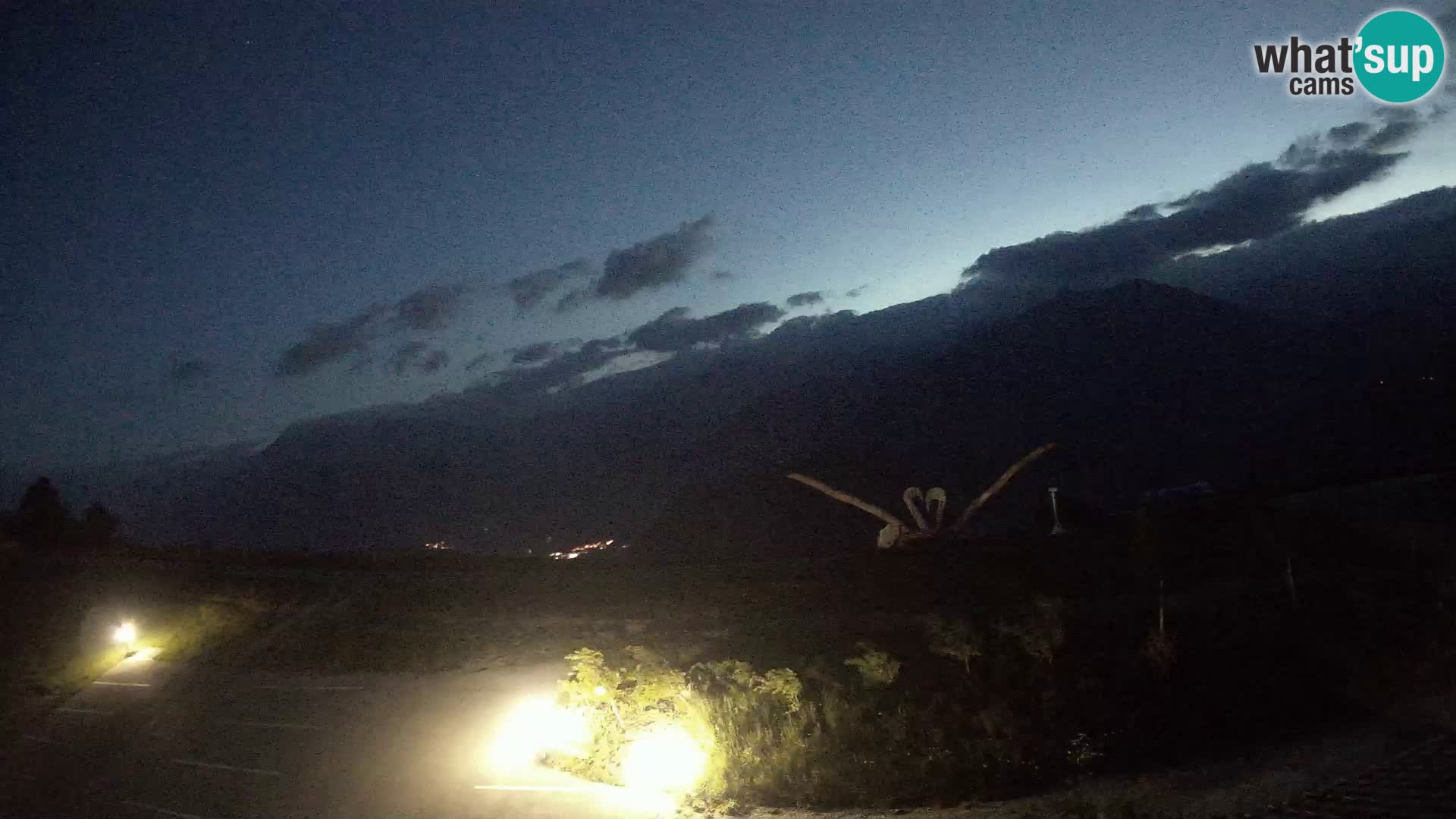 Granja turística Široko camera en vivo Most na Soči