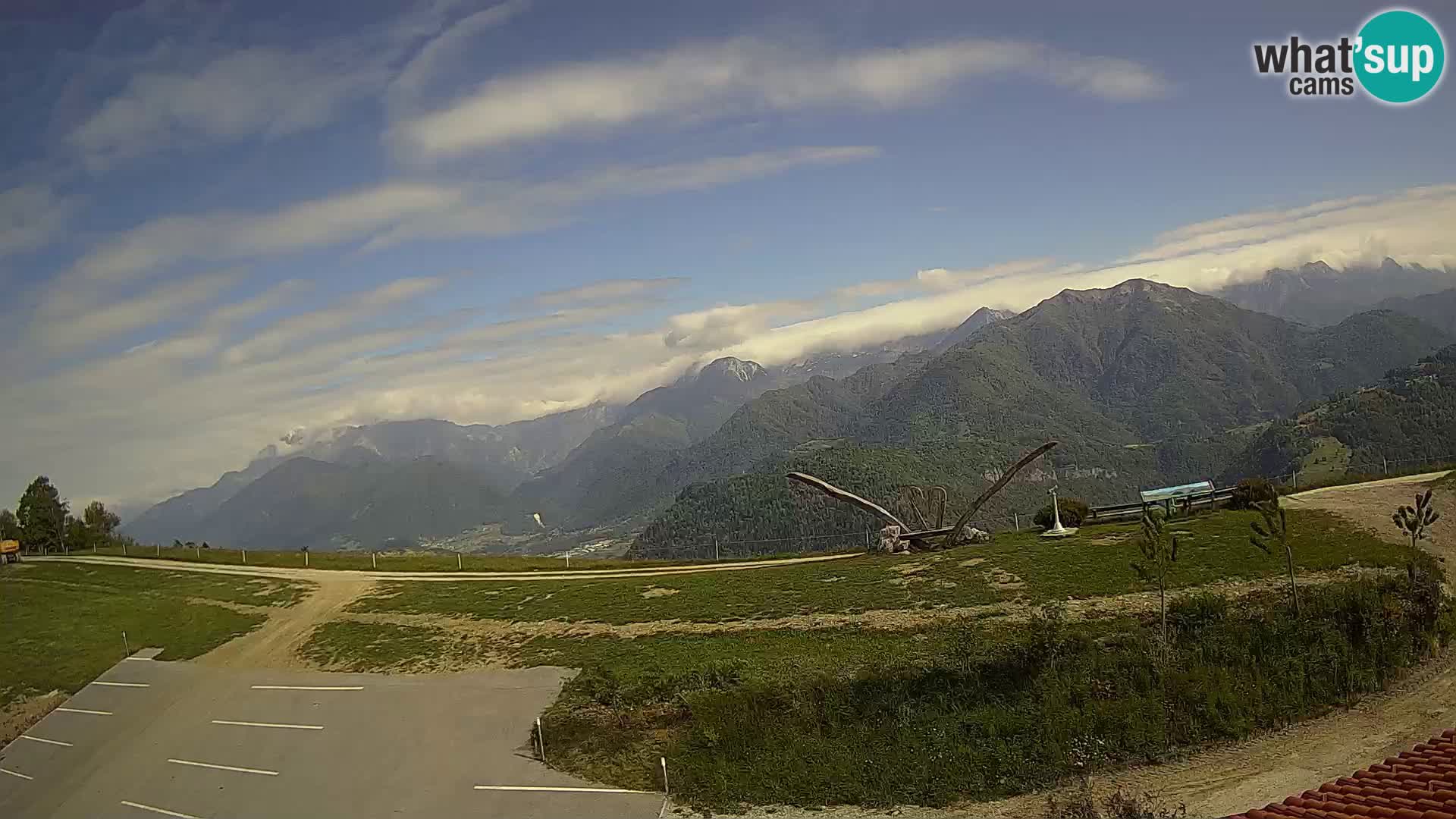 Tourist farm Široko webcam Most na Soči