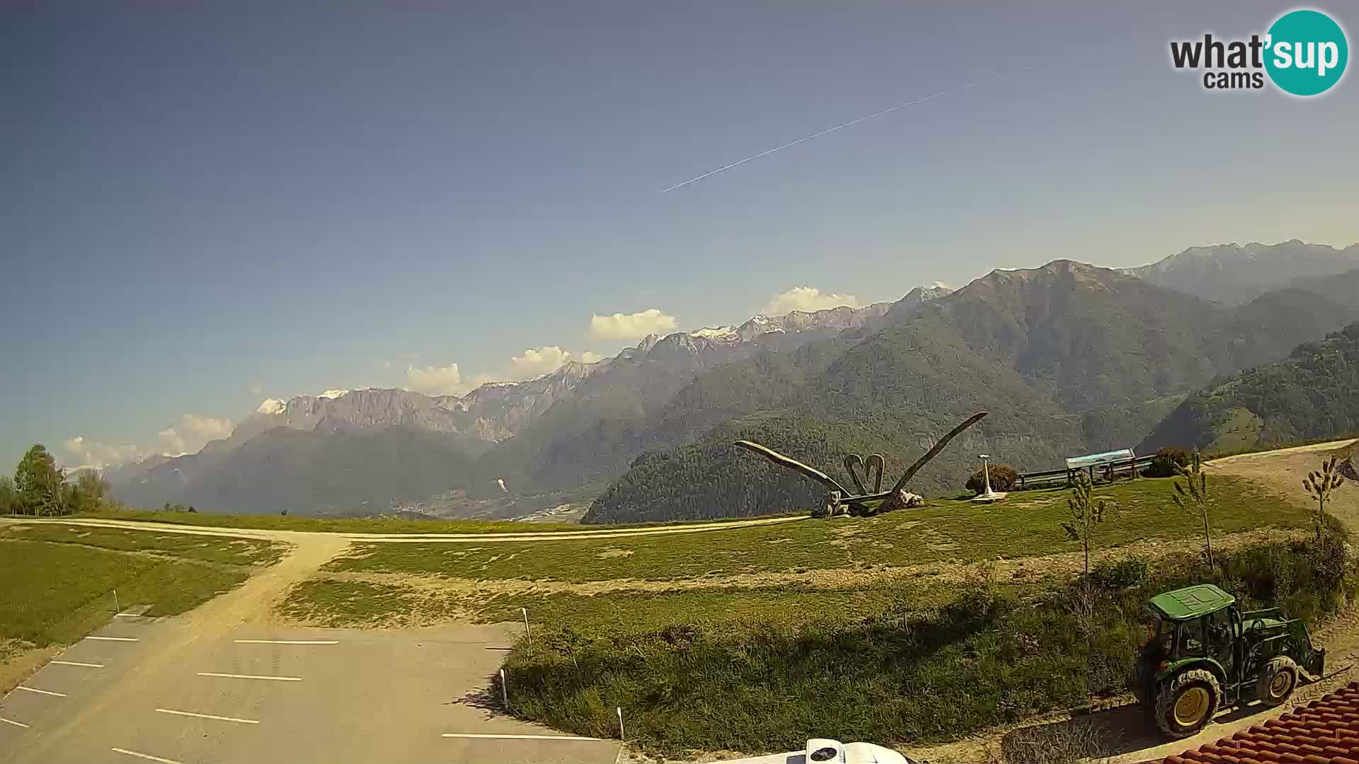 Tourist farm Široko webcam Most na Soči