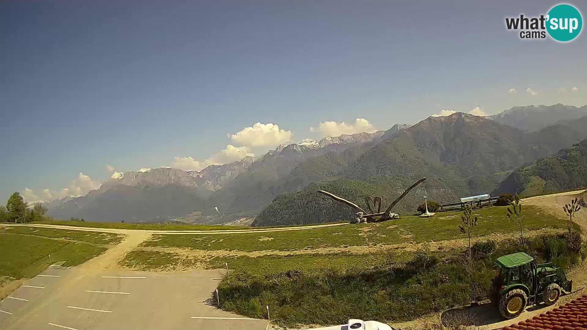 Tourist farm Široko webcam Most na Soči