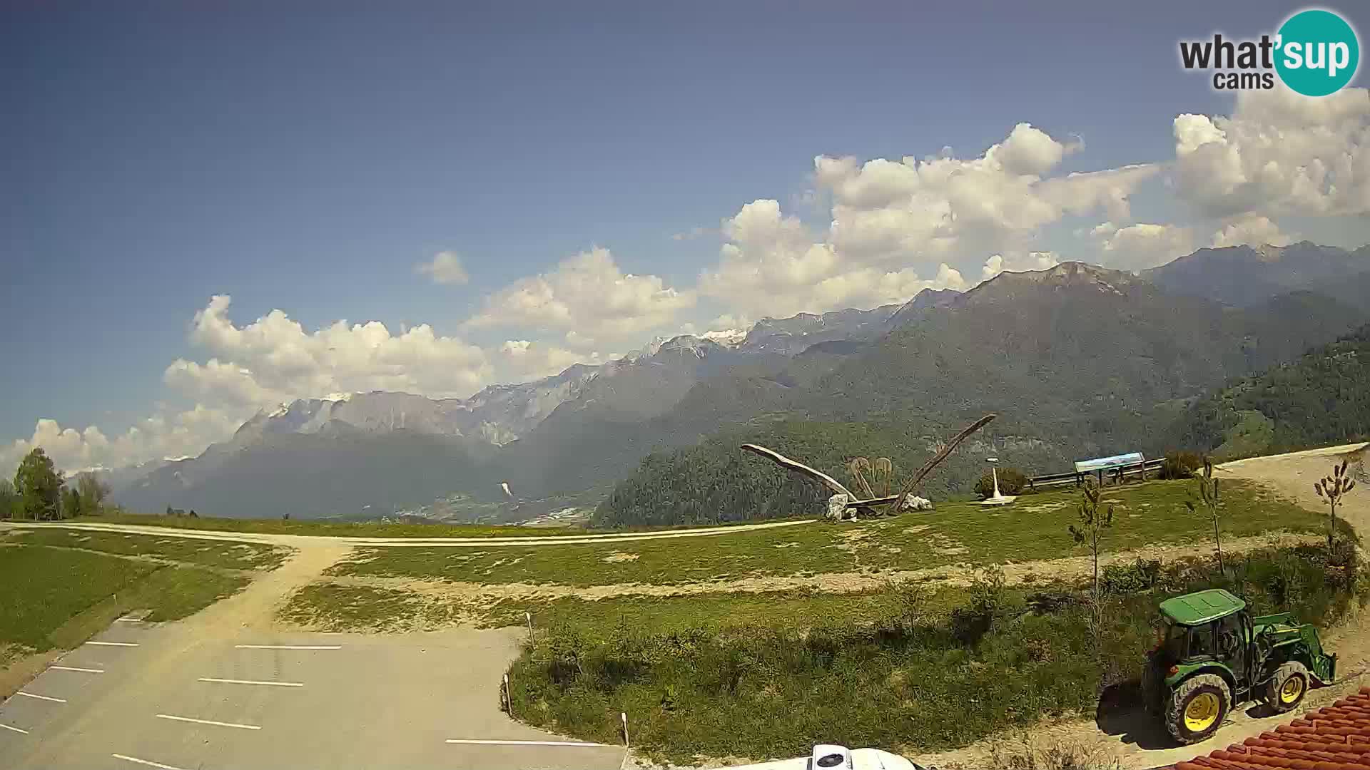Fattoria agrituristica Široko webcam Most na Soči