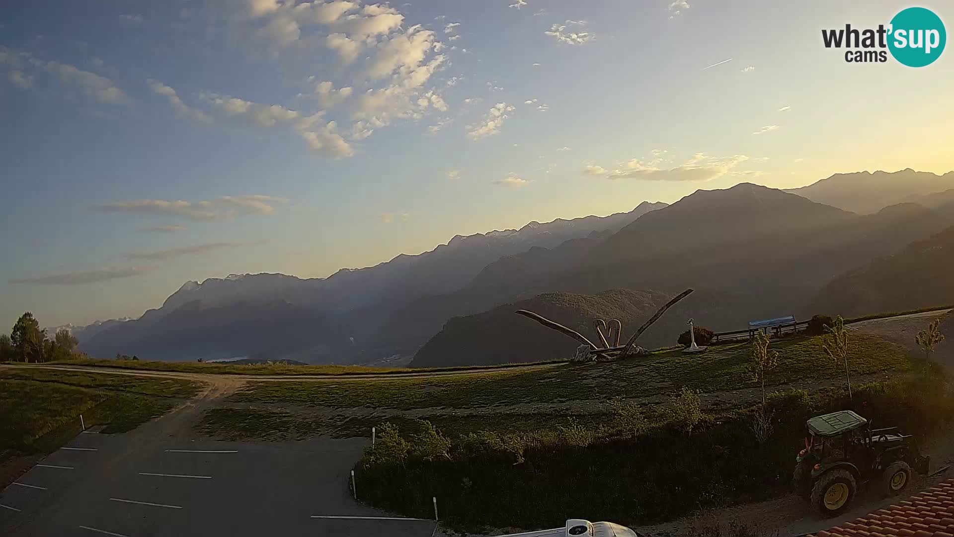 Tourist farm Široko webcam Most na Soči