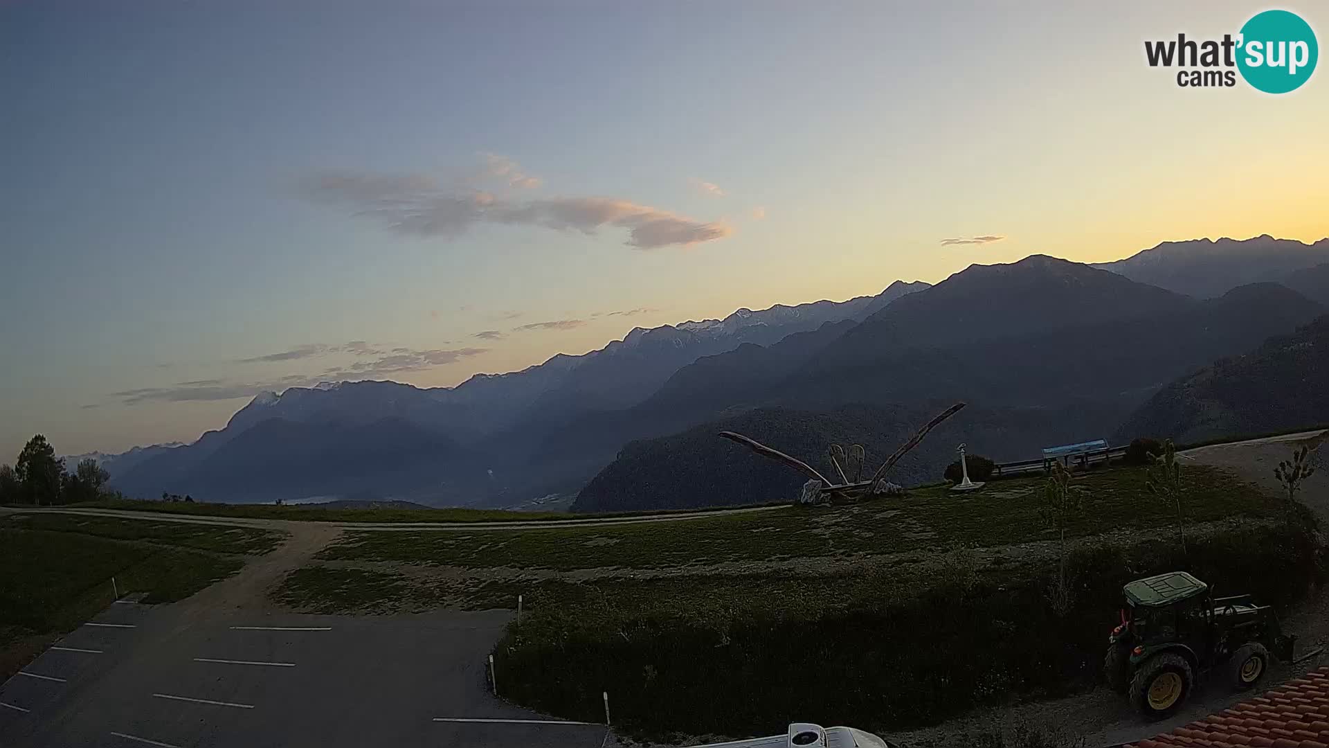 Tourist farm Široko webcam Most na Soči