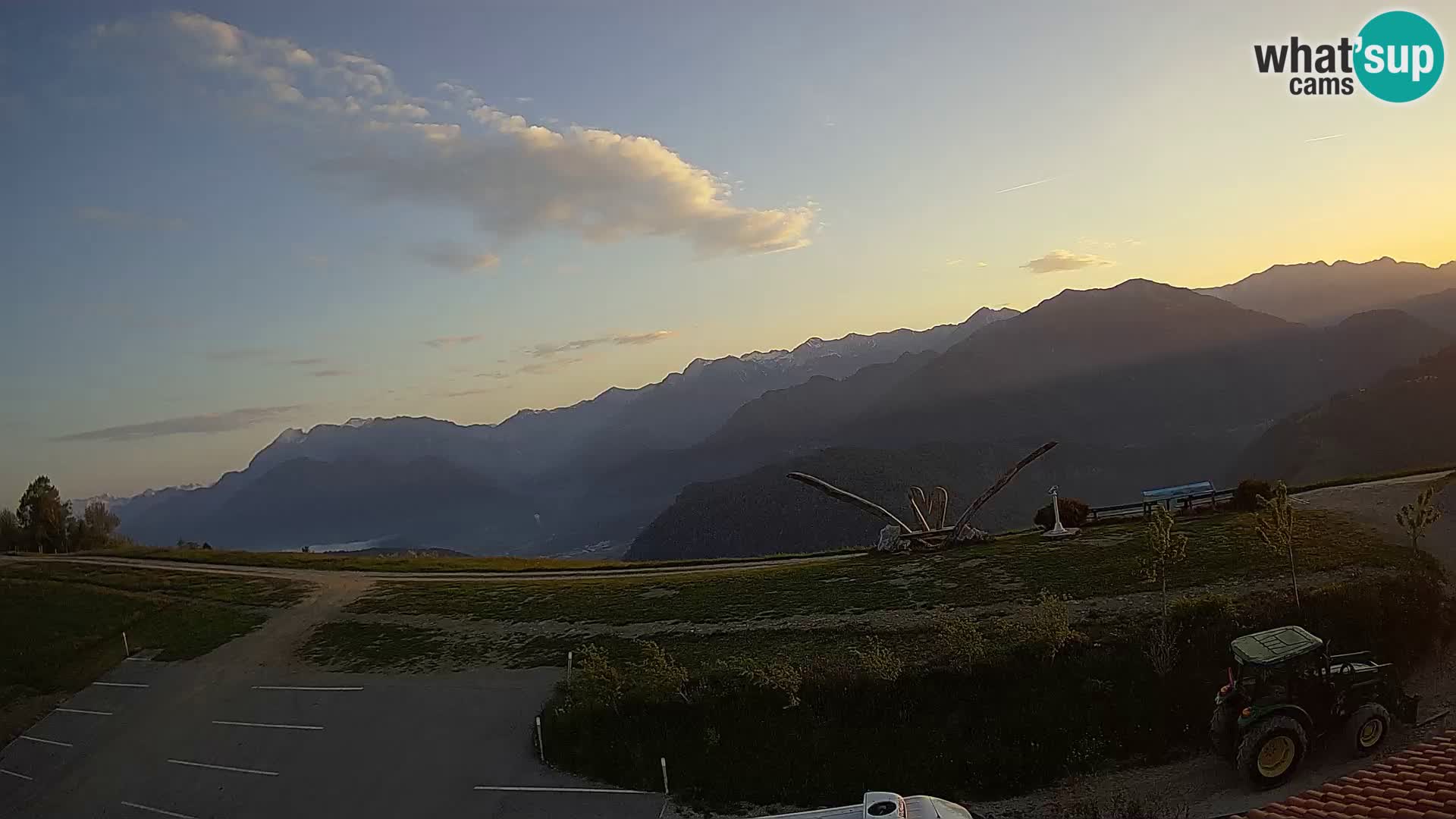 Fattoria agrituristica Široko webcam Most na Soči