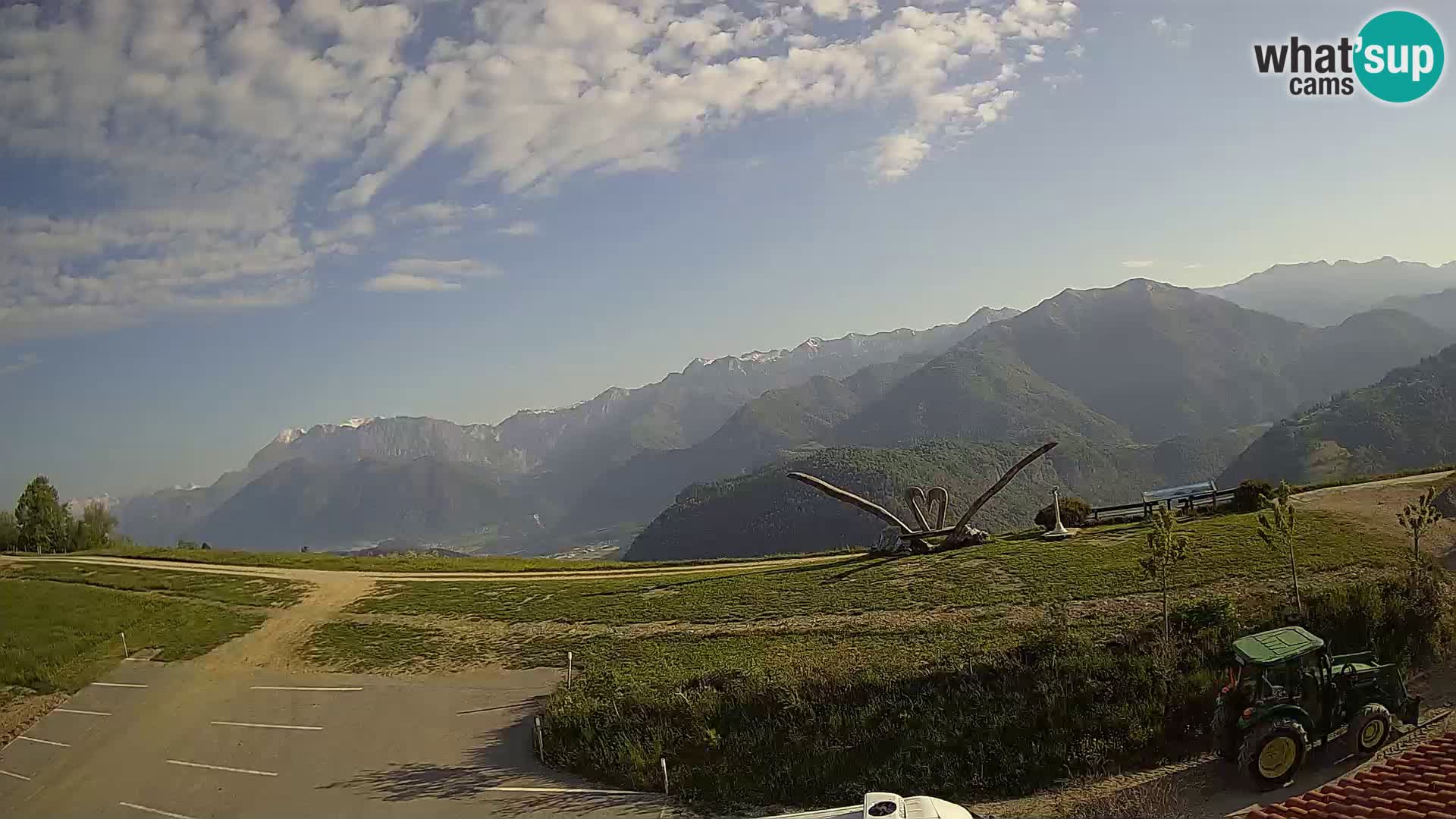Tourist farm Široko webcam Most na Soči