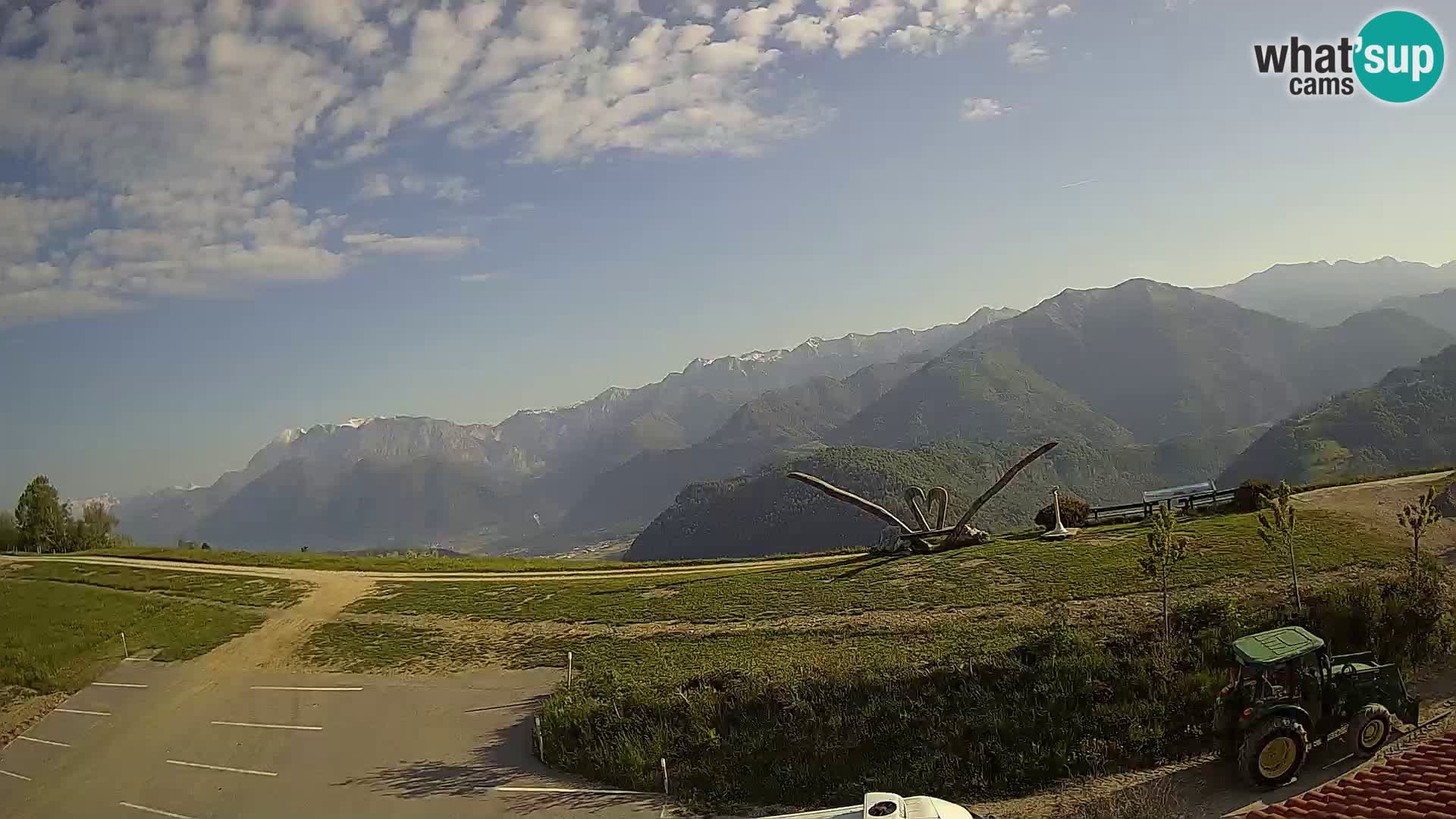 Fattoria agrituristica Široko webcam Most na Soči