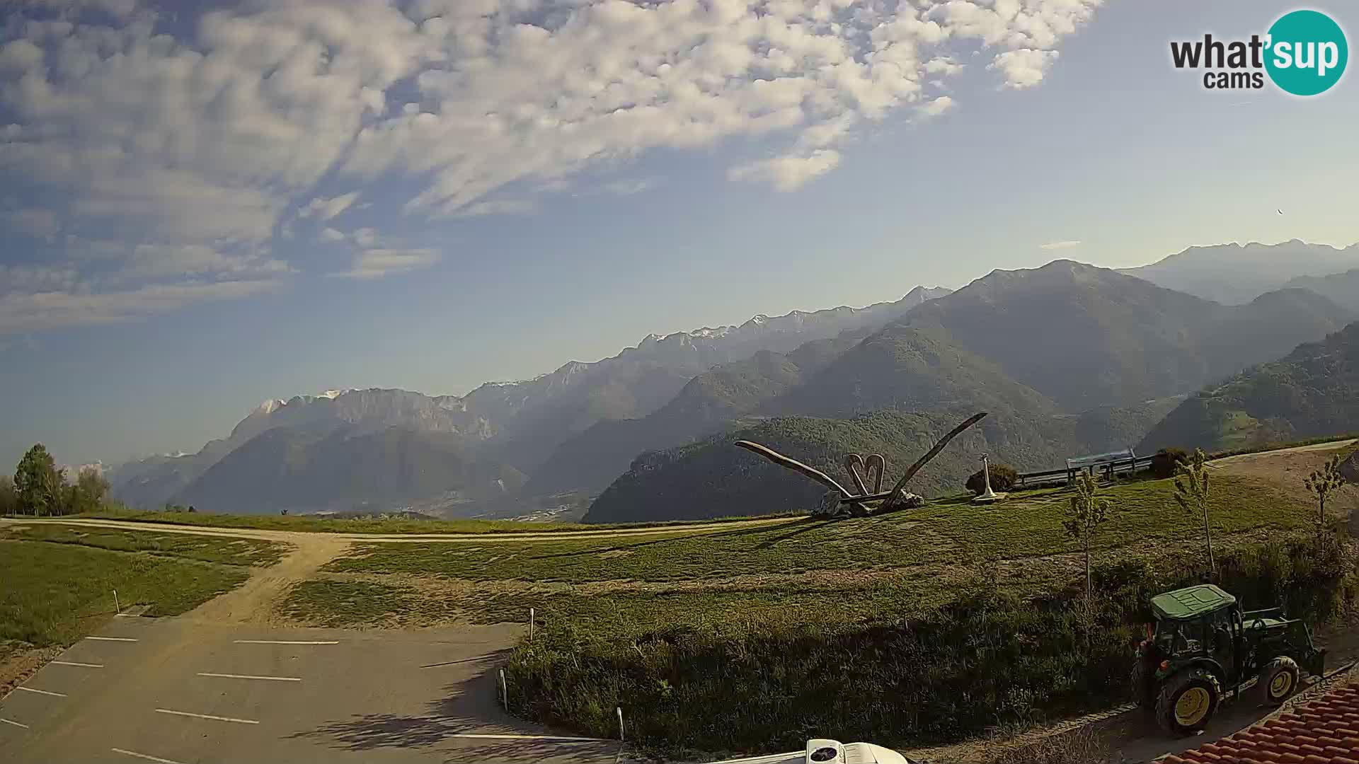 Fattoria agrituristica Široko webcam Most na Soči