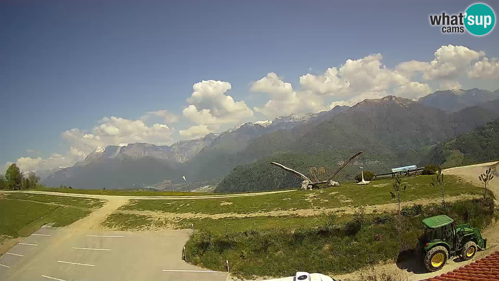 Touristenfarm Široko webcam Most na Soči