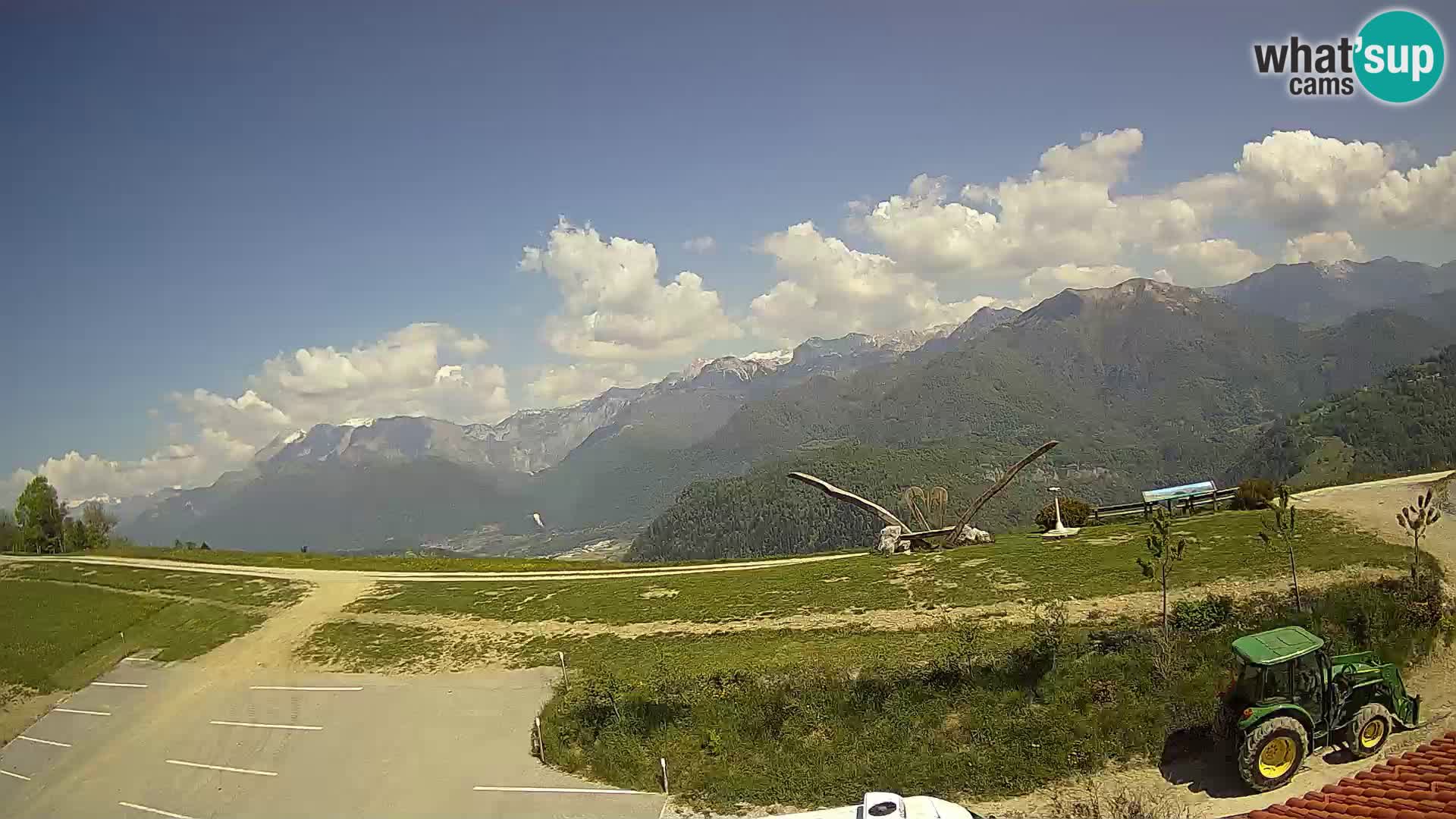 Turistična kmetija Široko spletna kamera Most na Soči