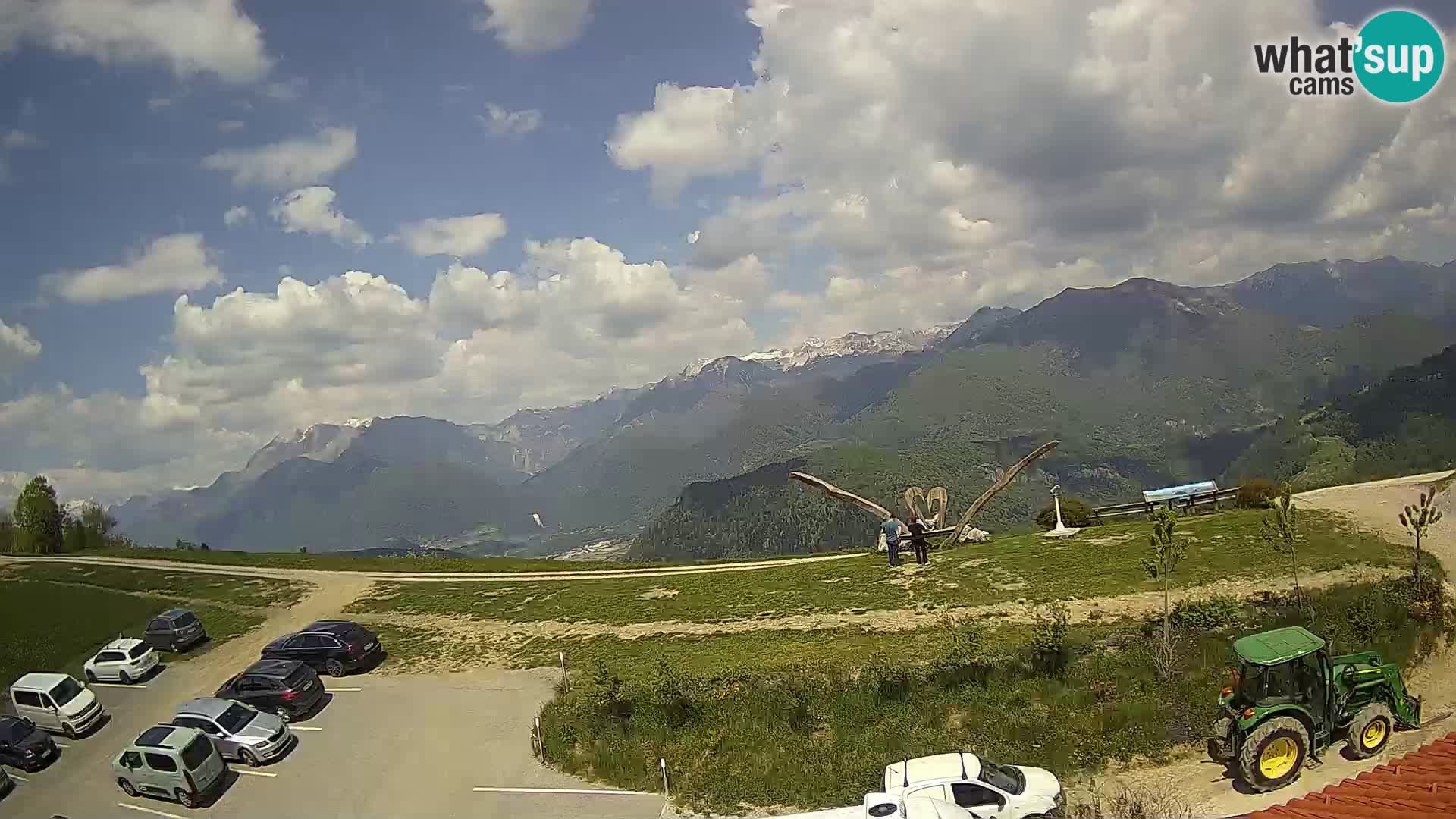 Fattoria agrituristica Široko webcam Most na Soči
