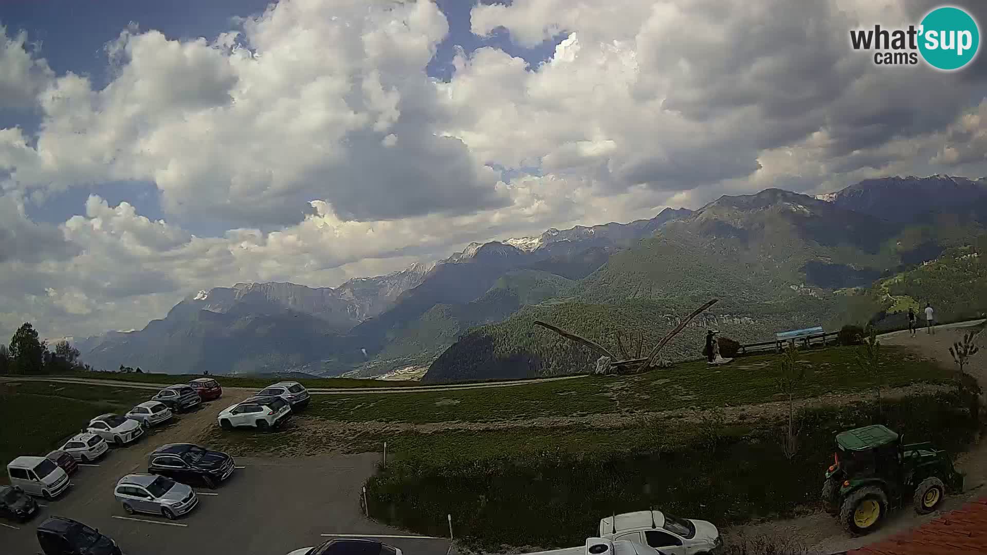Touristenfarm Široko webcam Most na Soči