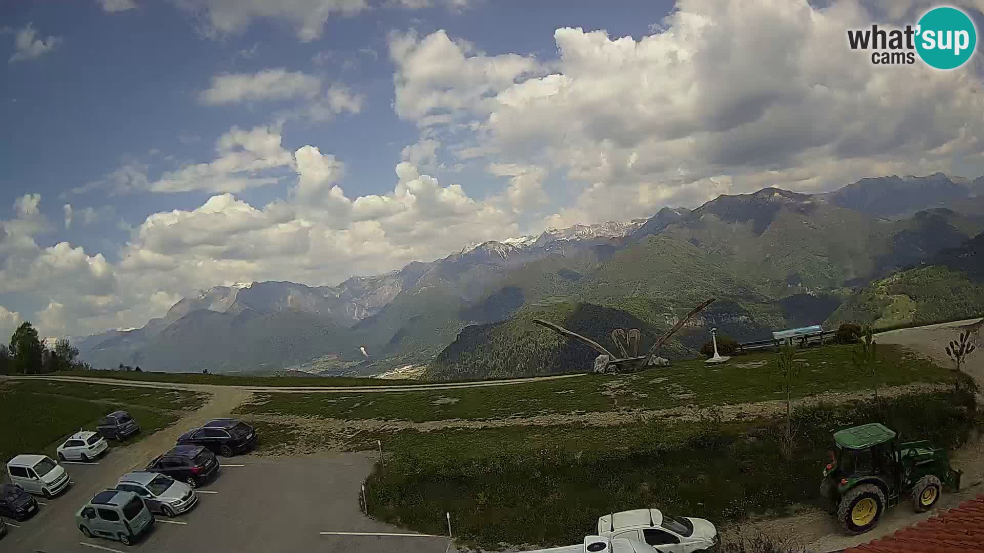 Fattoria agrituristica Široko webcam Most na Soči