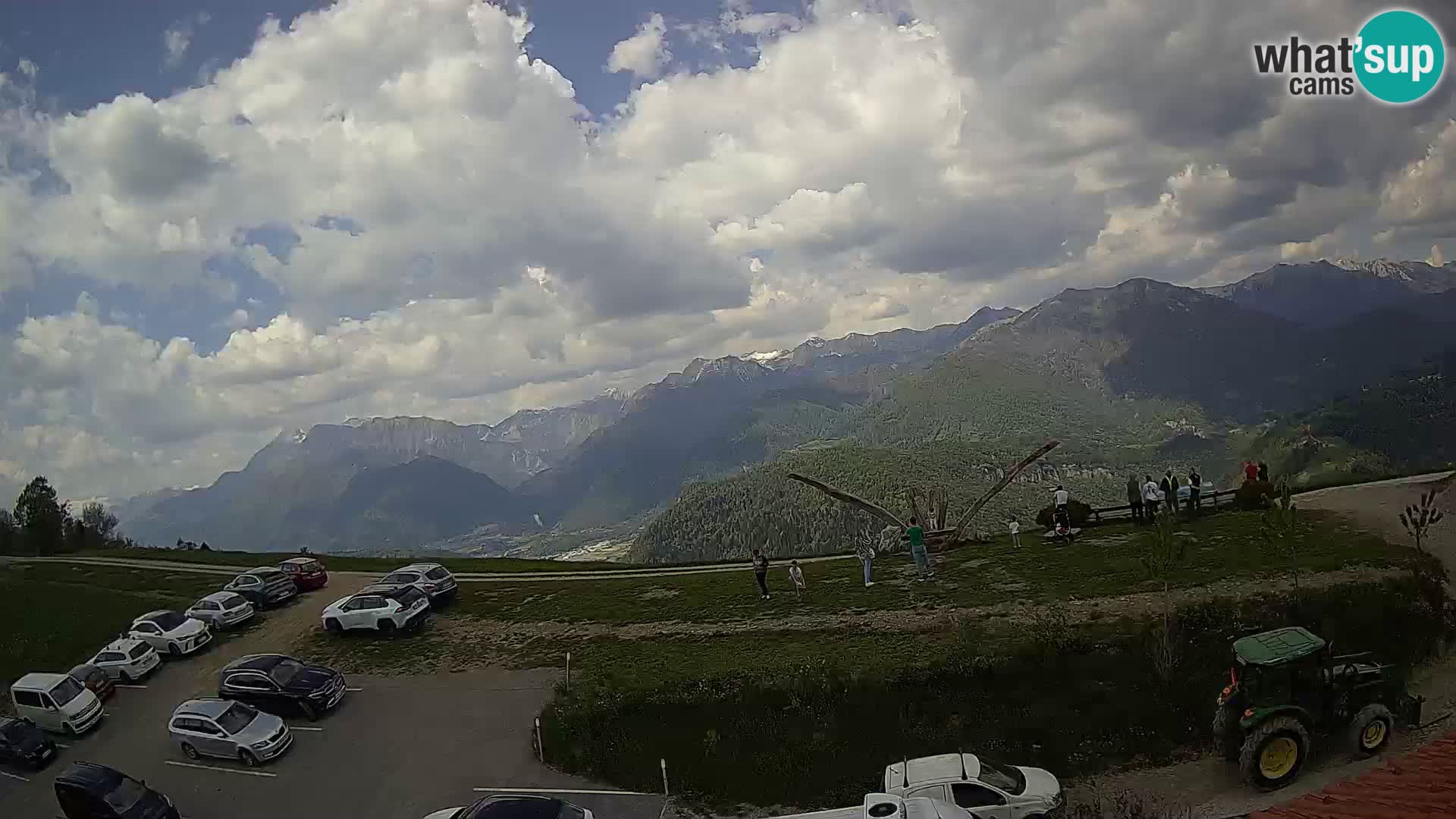 Fattoria agrituristica Široko webcam Most na Soči
