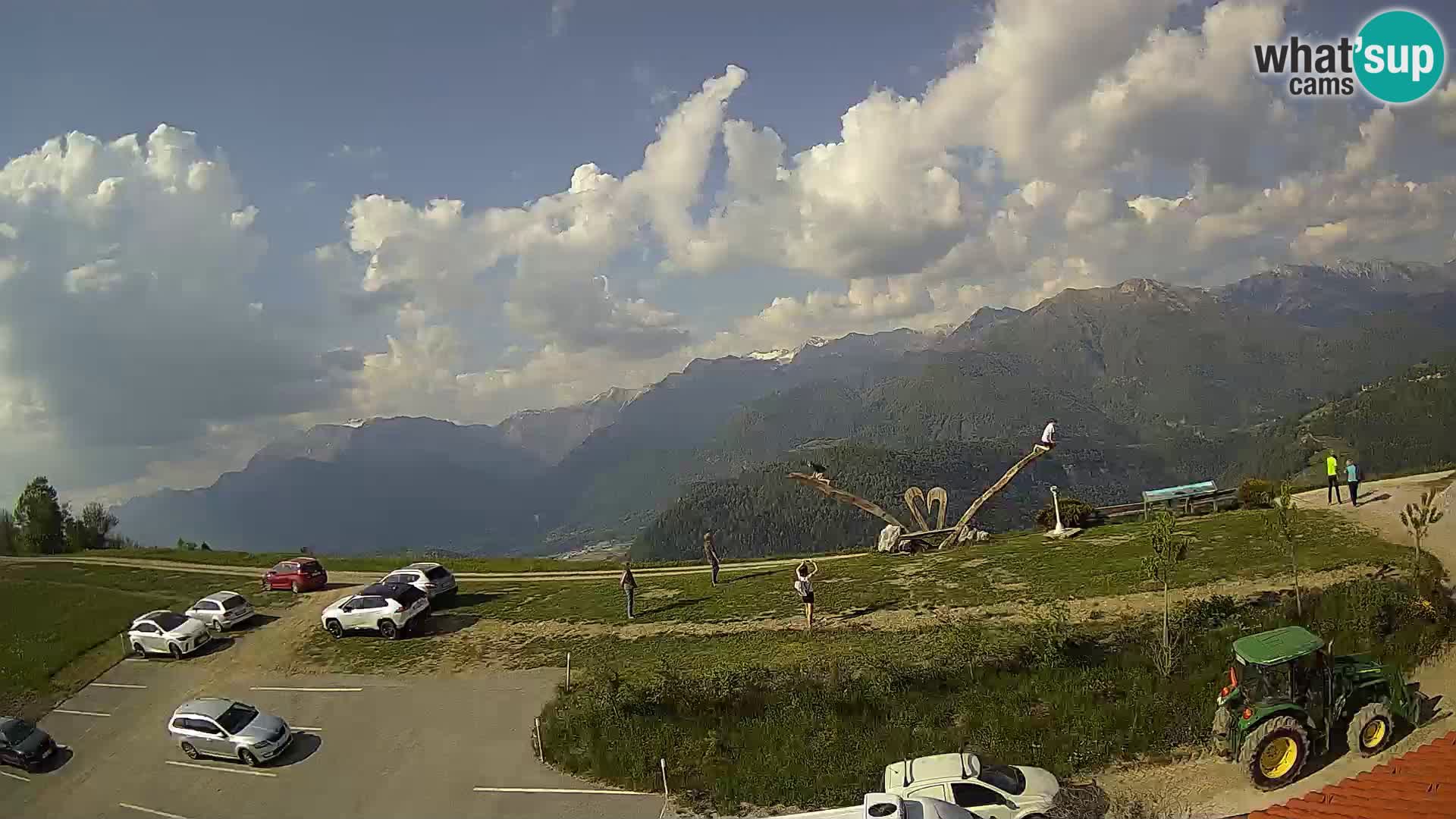 Fattoria agrituristica Široko webcam Most na Soči
