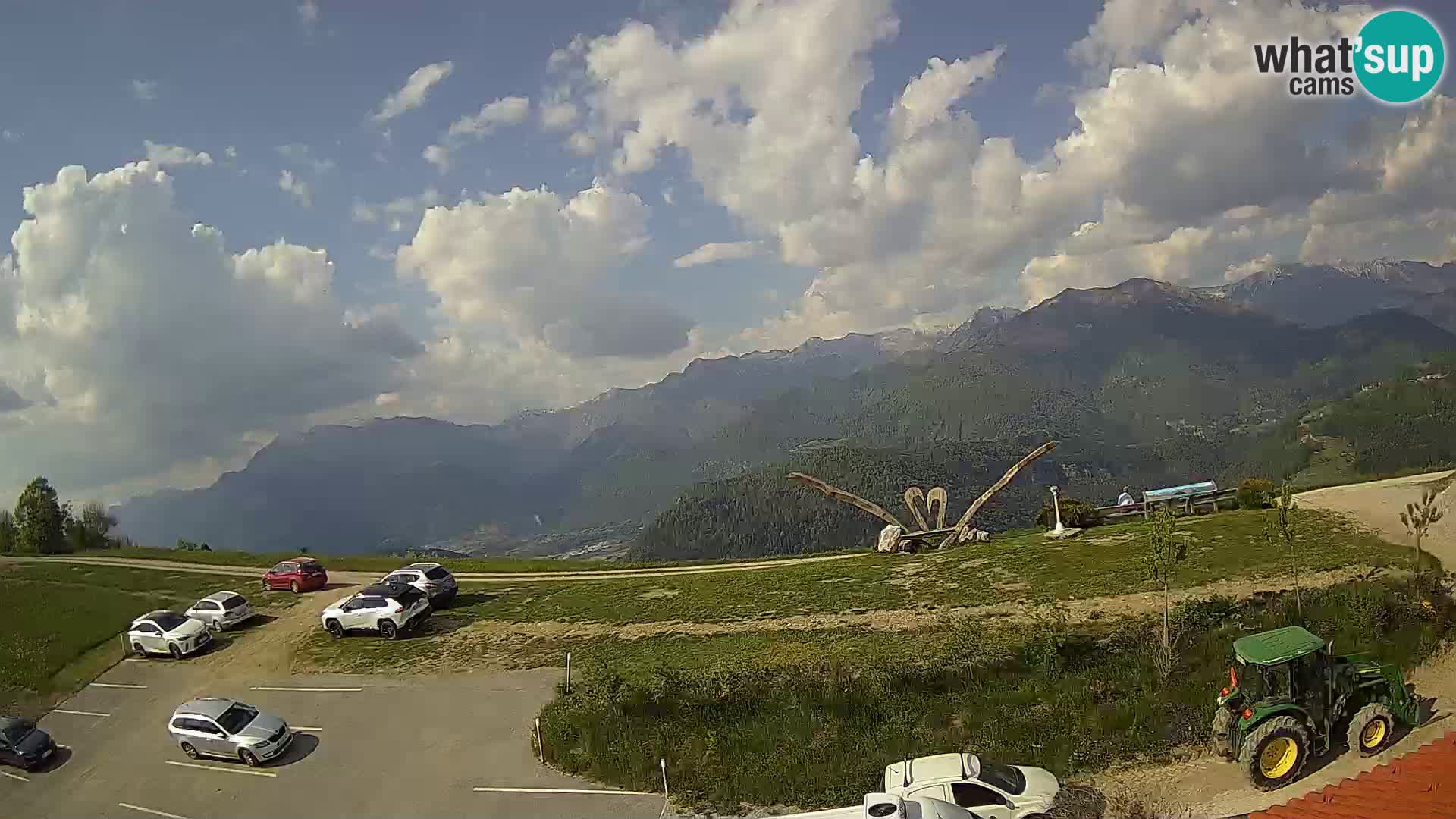 Fattoria agrituristica Široko webcam Most na Soči