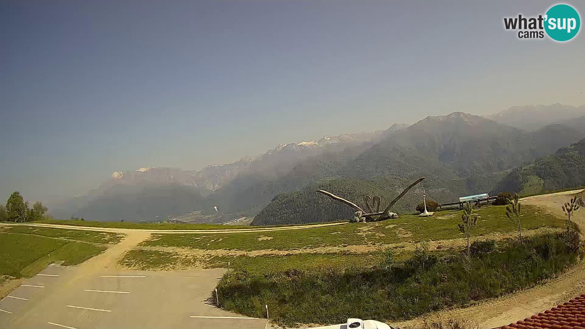 Fattoria agrituristica Široko webcam Most na Soči