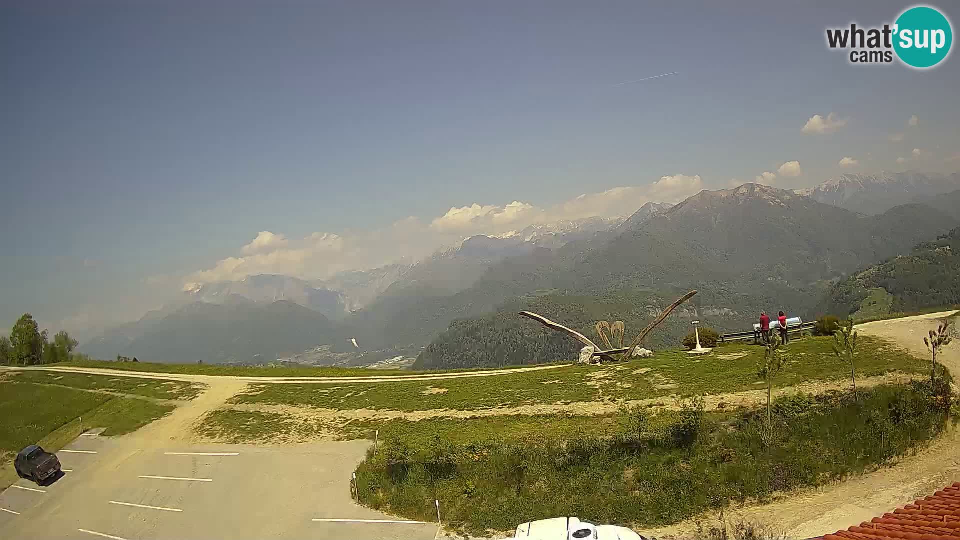 Turistična kmetija Široko spletna kamera Most na Soči