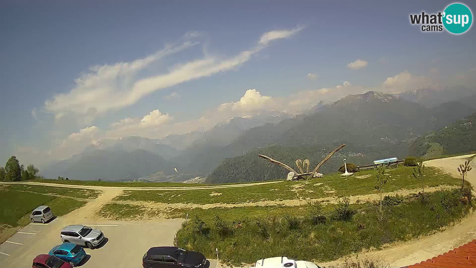 Fattoria agrituristica Široko webcam Most na Soči