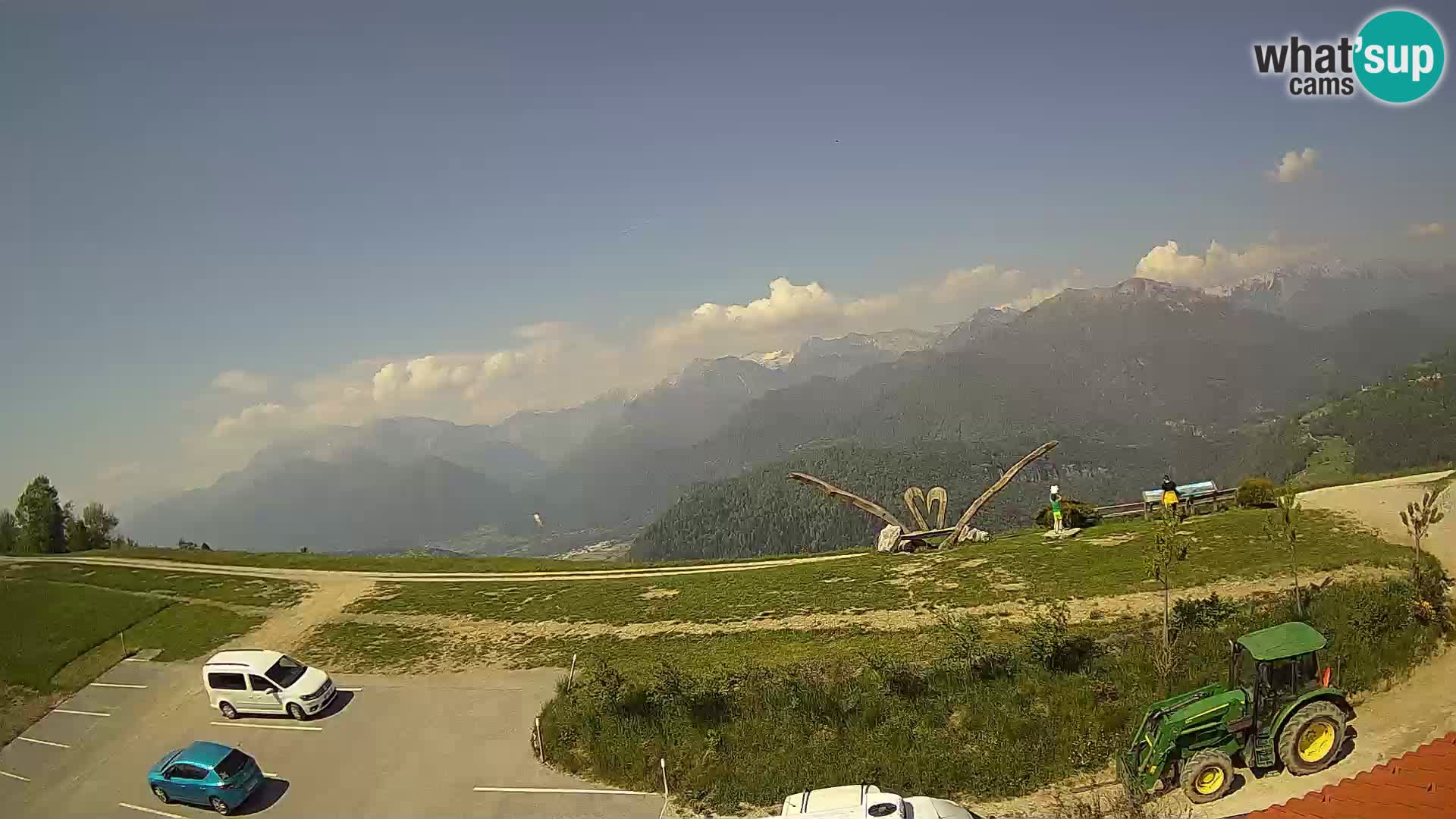 Touristenfarm Široko webcam Most na Soči