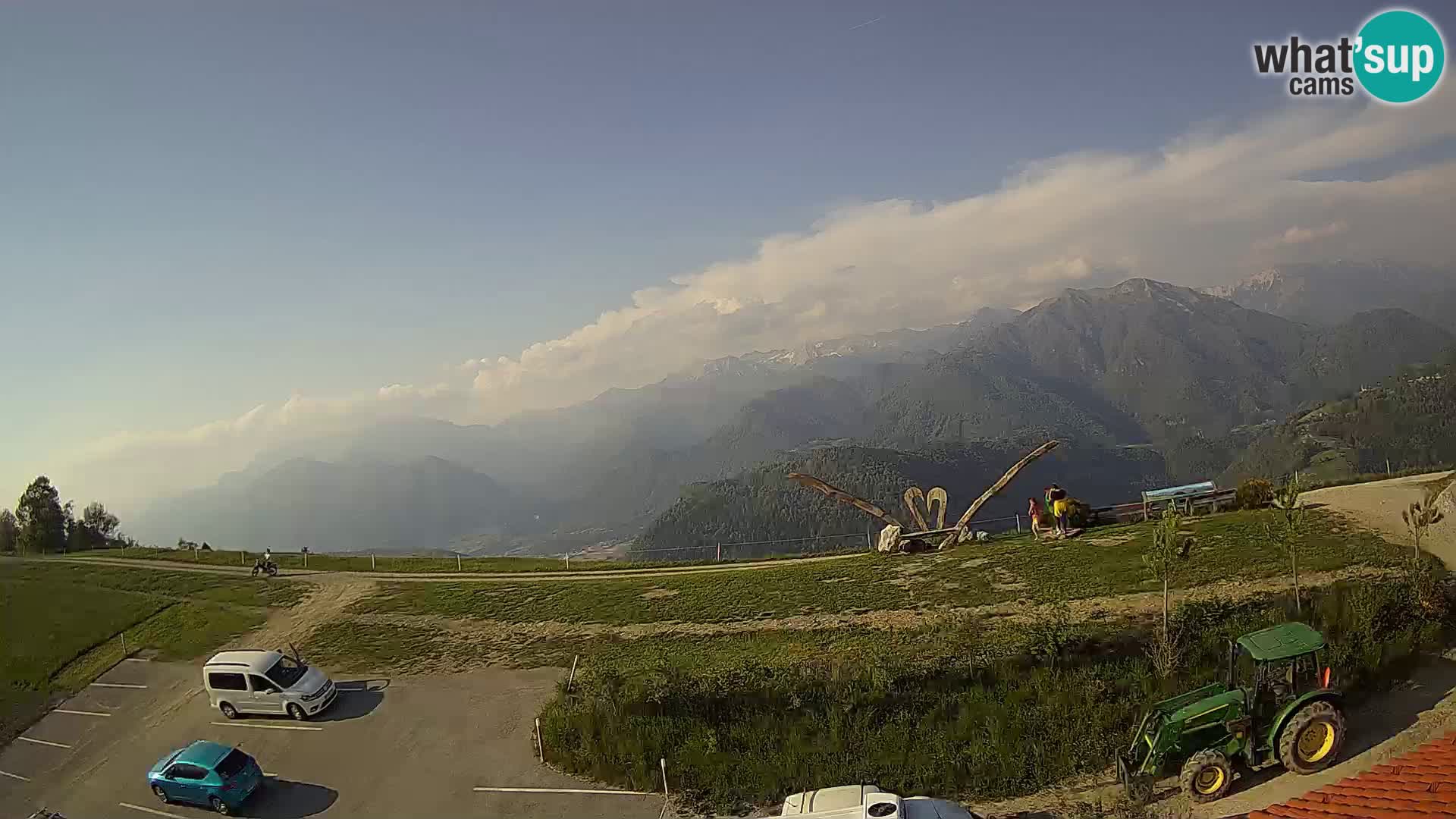 Tourist farm Široko webcam Most na Soči