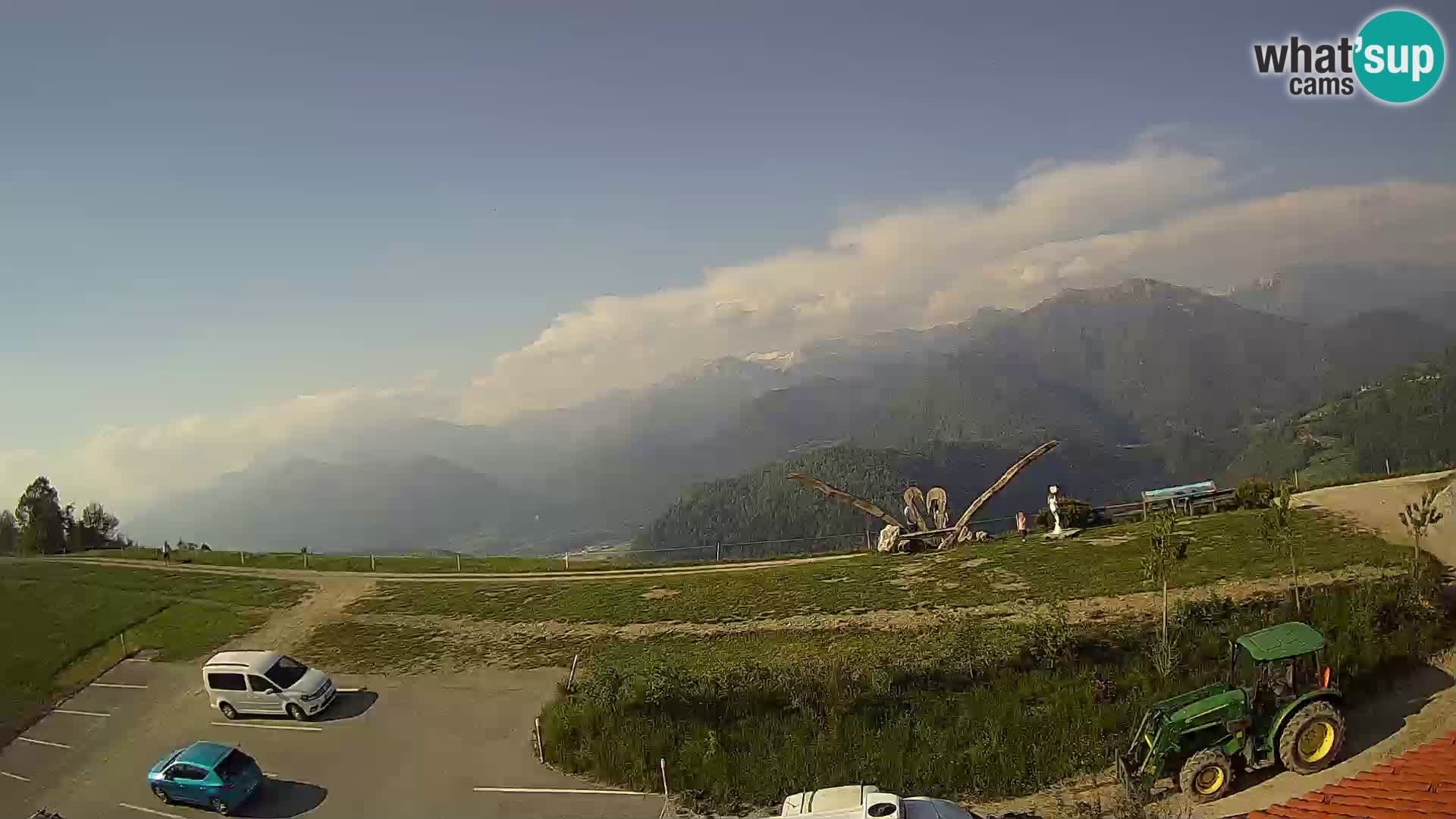 Fattoria agrituristica Široko webcam Most na Soči
