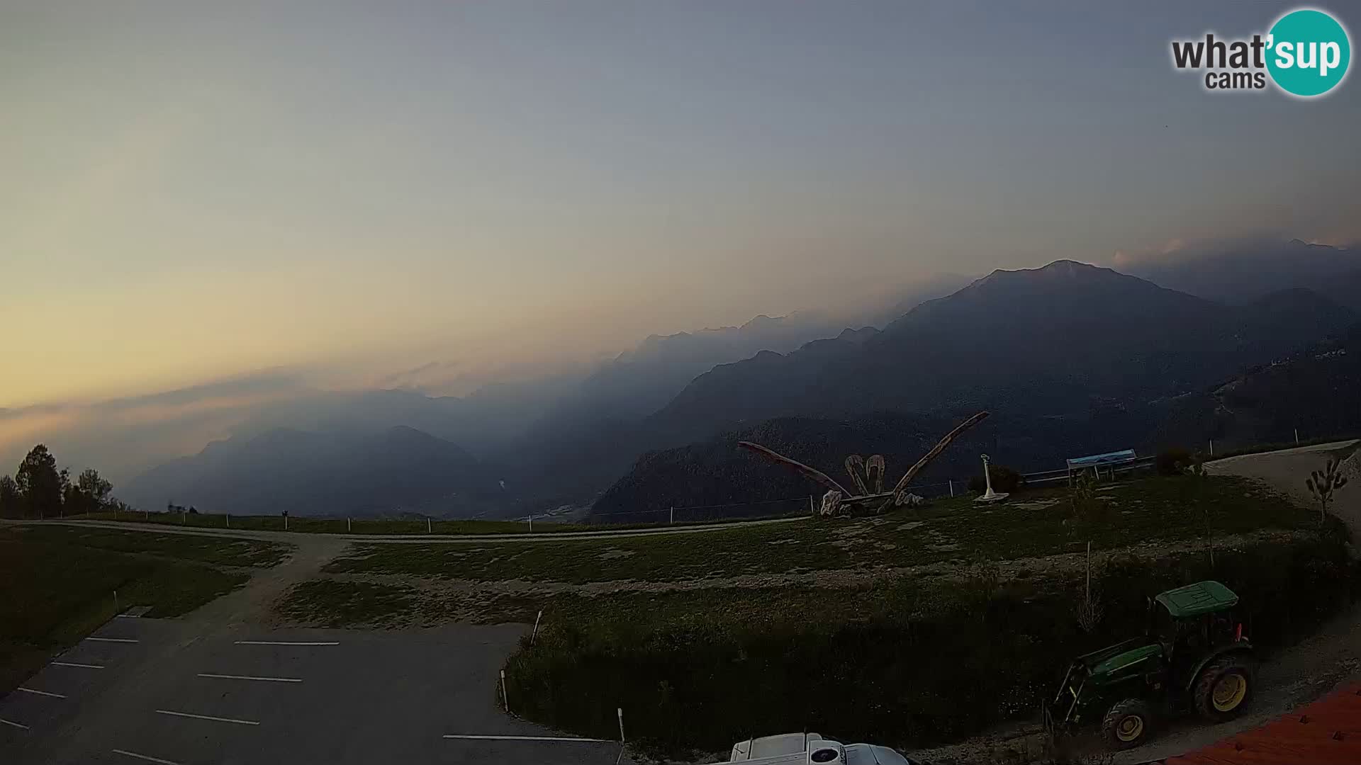 Touristenfarm Široko webcam Most na Soči