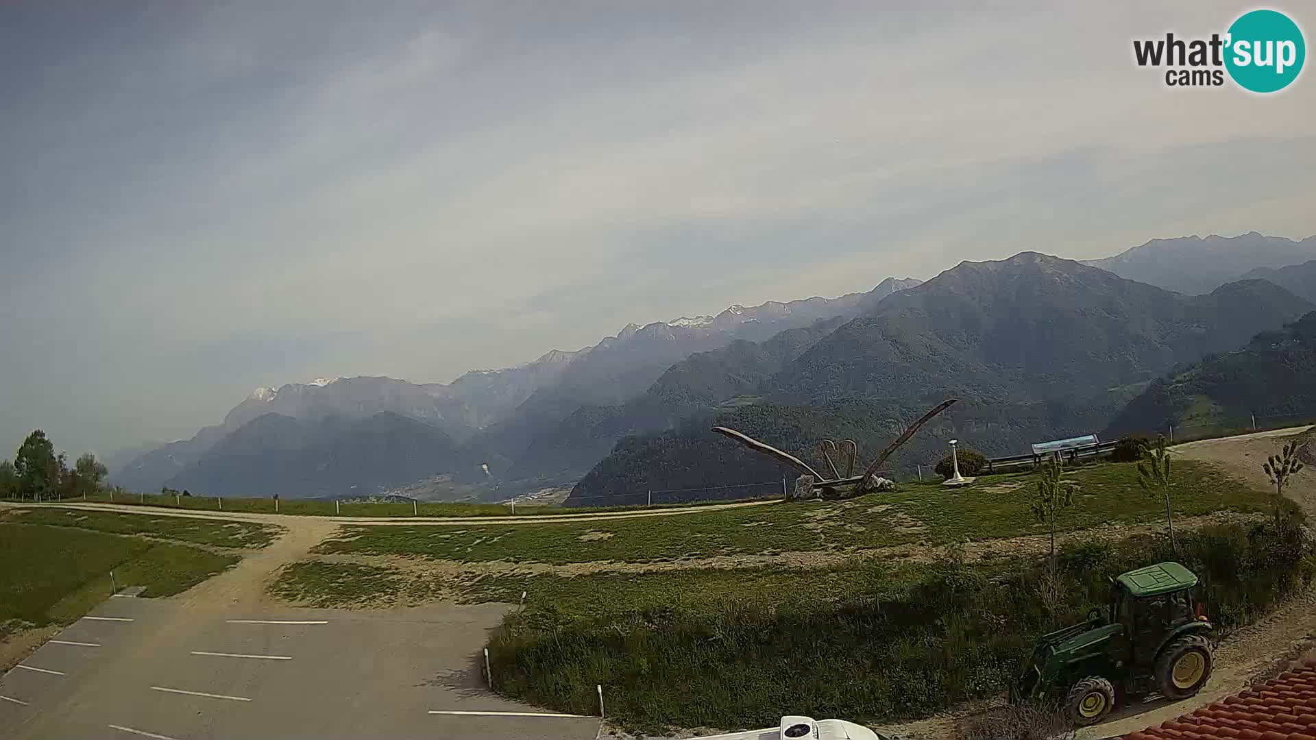 Touristenfarm Široko webcam Most na Soči
