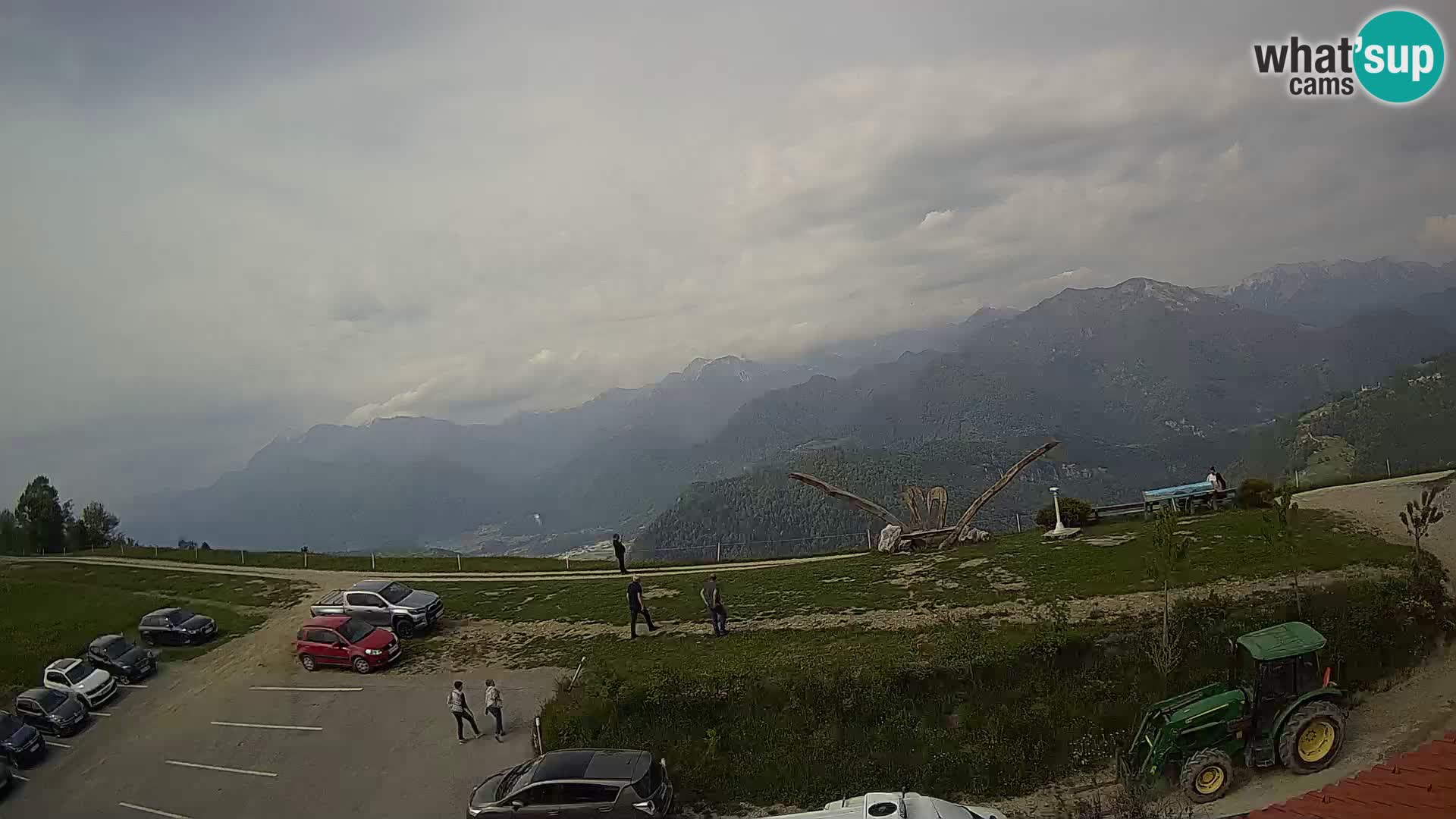 Tourist farm Široko webcam Most na Soči