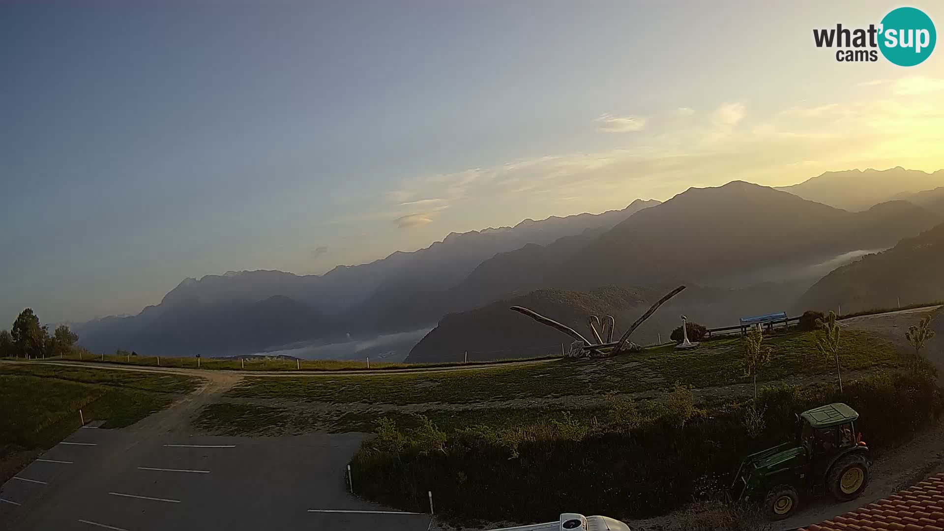 Fattoria agrituristica Široko webcam Most na Soči