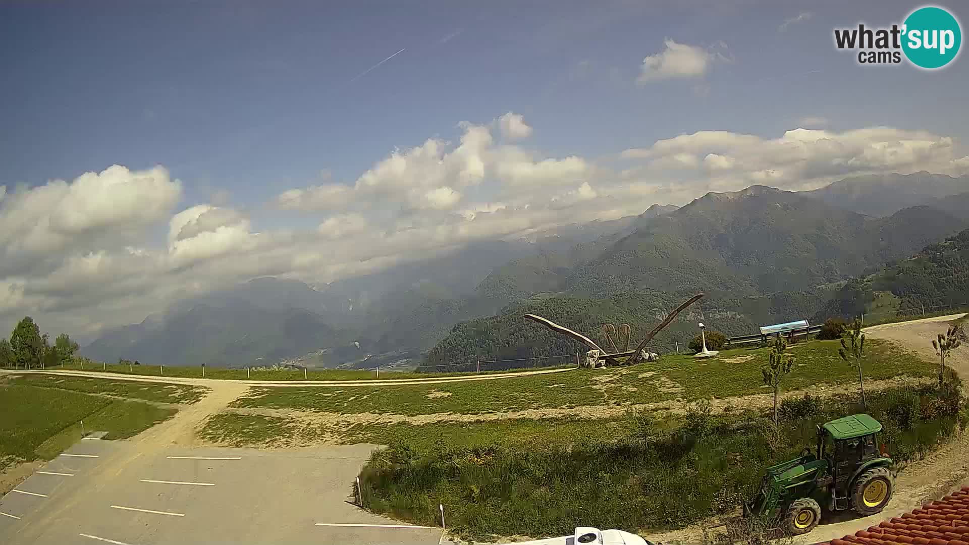 Fattoria agrituristica Široko webcam Most na Soči
