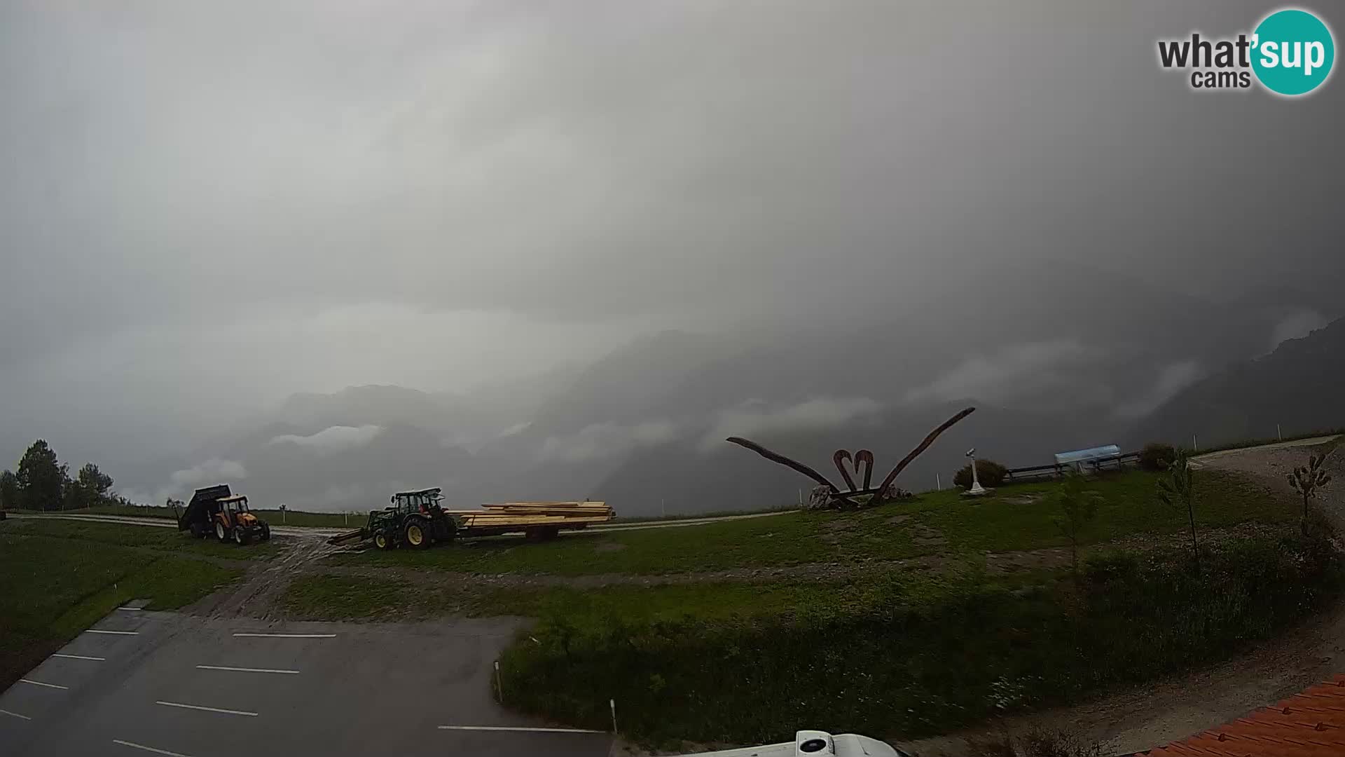 Tourist farm Široko webcam Most na Soči