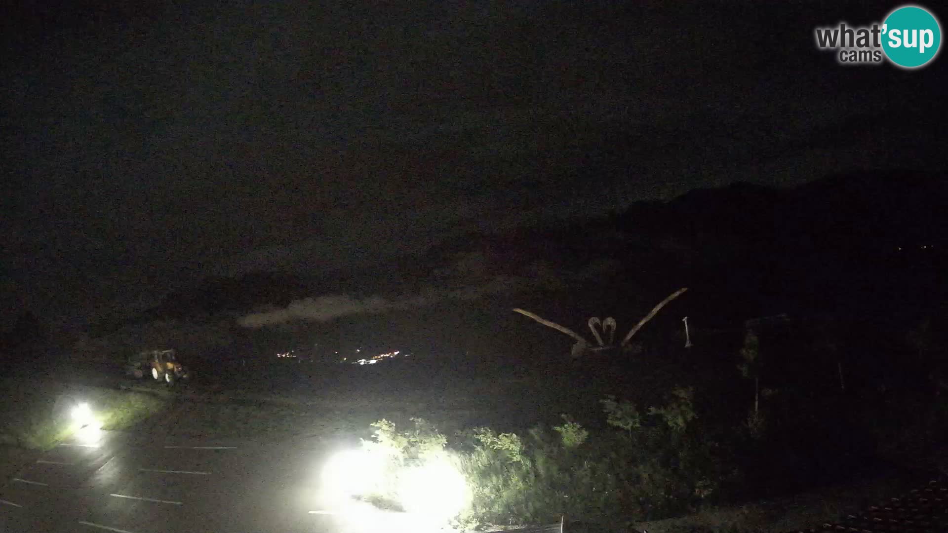 Granja turística Široko camera en vivo Most na Soči